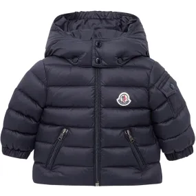 Moncler Navy Jules Jacket Linen-Blend
