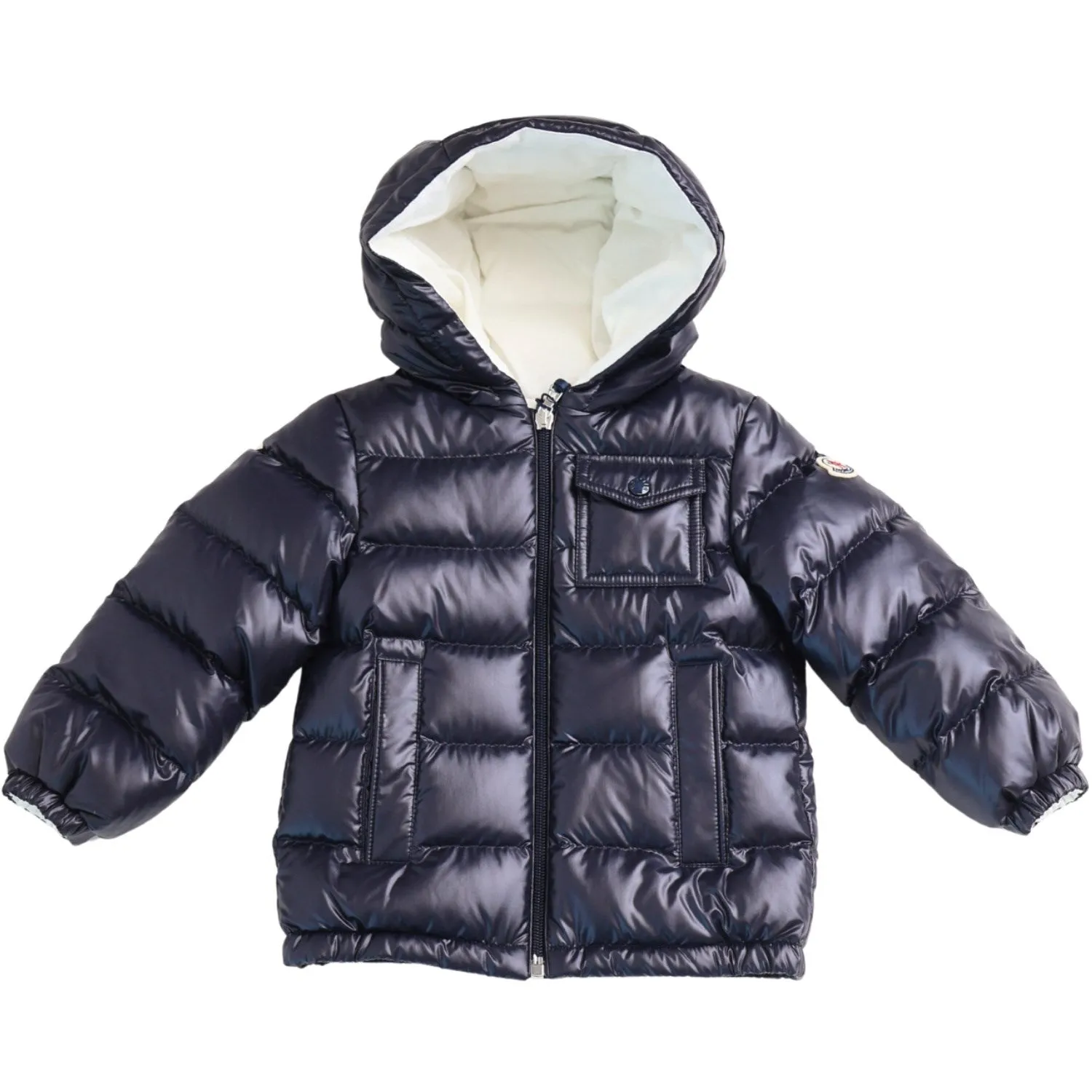 Moncler Navy Mesles Jacket Anti-Static-Finish Effortless layering piece