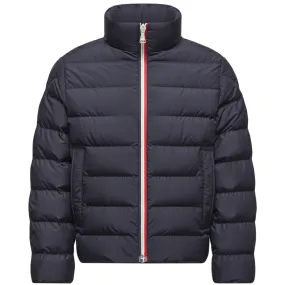 High-Low-Hem Simple chic shirt Moncler Navy Serapio Jacket