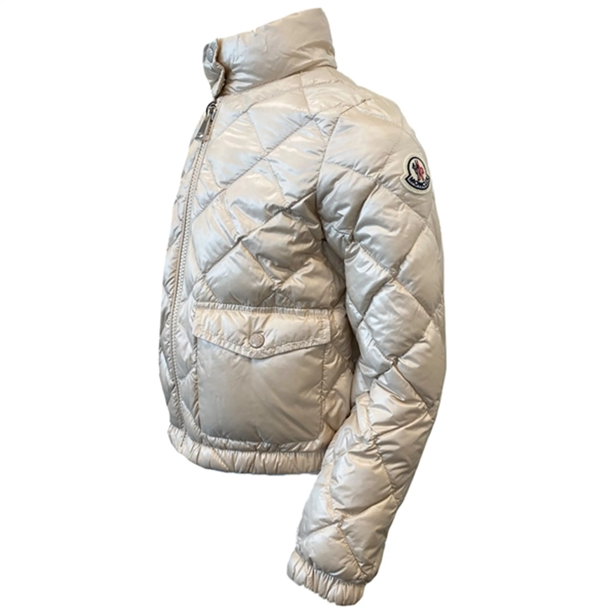 Moncler Sand Binic Giubbotto Jacket Gift-Worthy Satin-Edge