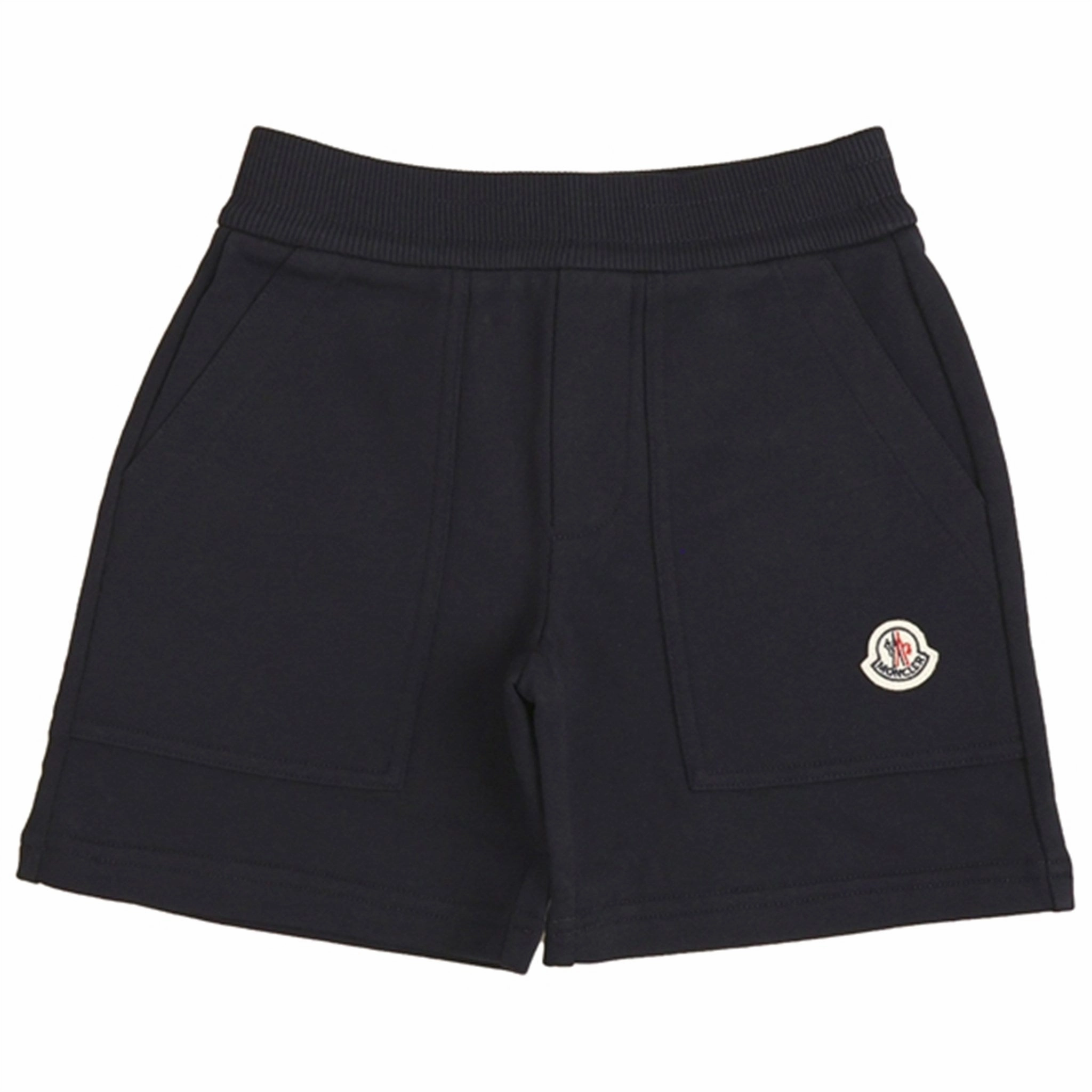 Modern Fit Moncler Sweat Shorts Navy