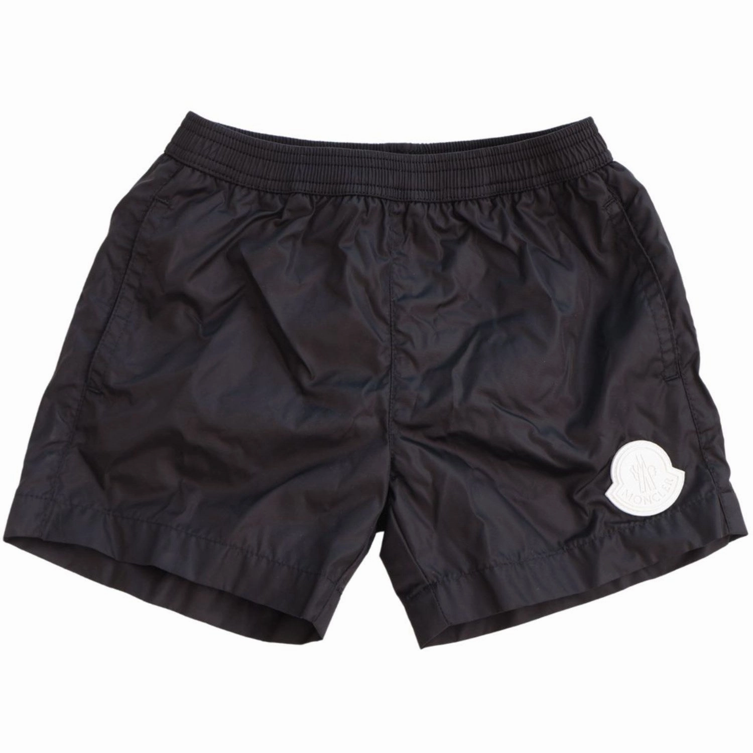 Moncler Swim Shorts Boxer Mare Black Thermal Bonded Edges Low Profile Seams