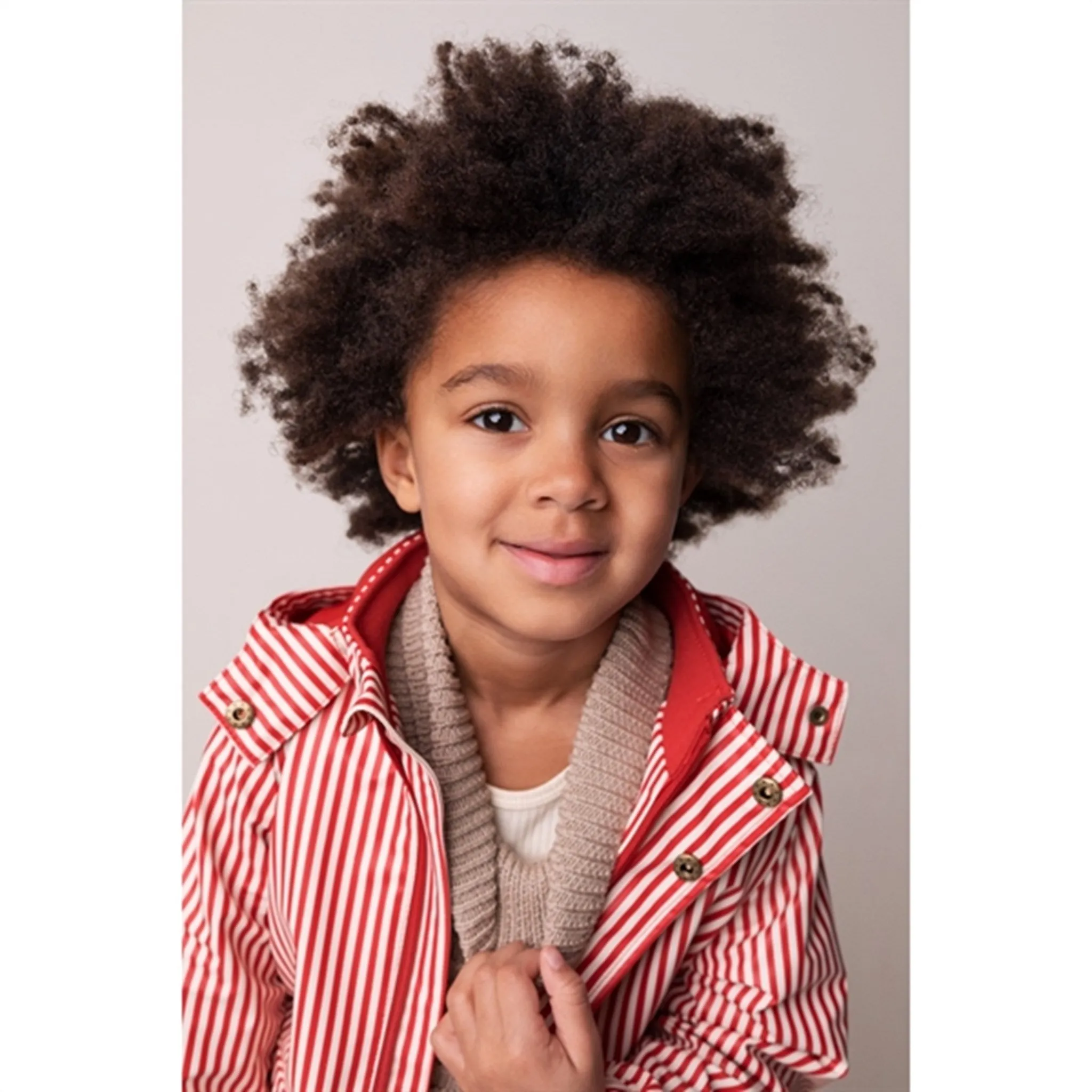 MarMar Osmund Rain Jacket Red Dew Stripe Walking Comfort Weekend Wind Jacket