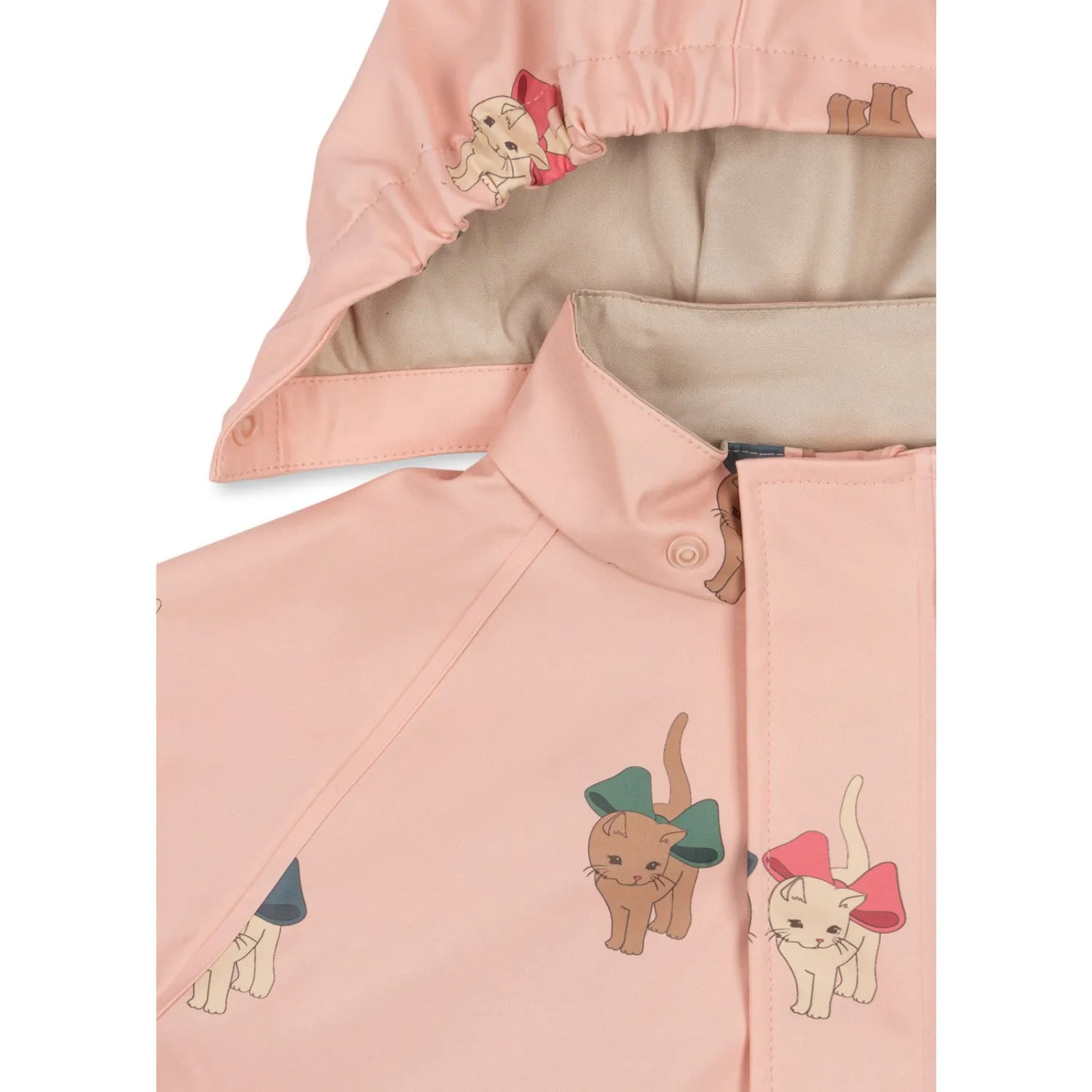 Secure Layering Konges Sl?jd Bow Kitty Pink Rainy Palme Set Girl
