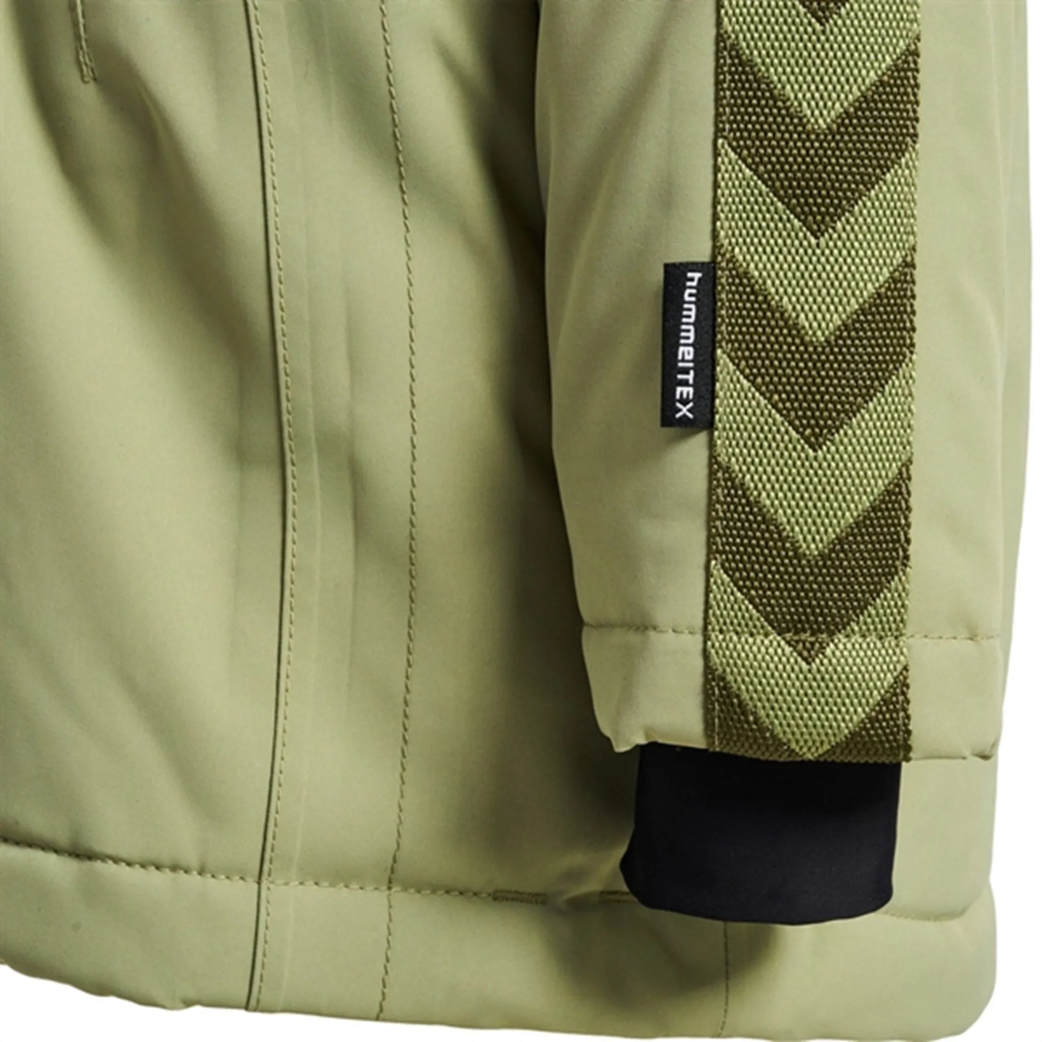 Hummel Jacket Jessie Tex Oil Green Feedback Fray Resistant Finish