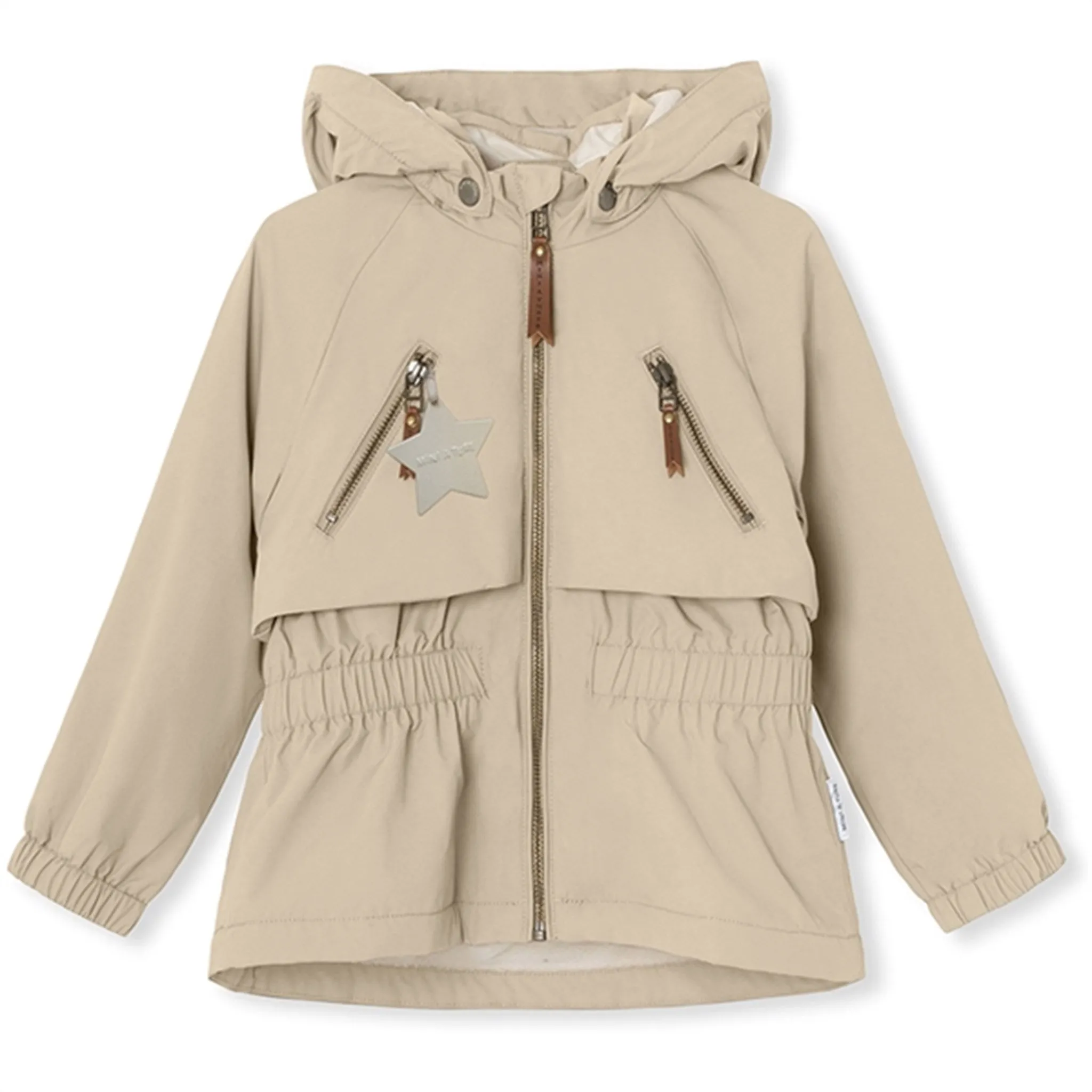 Portray Regular Fit MINI A TURE ALGEA Spring Jacket w/Fleece Lining Sesame