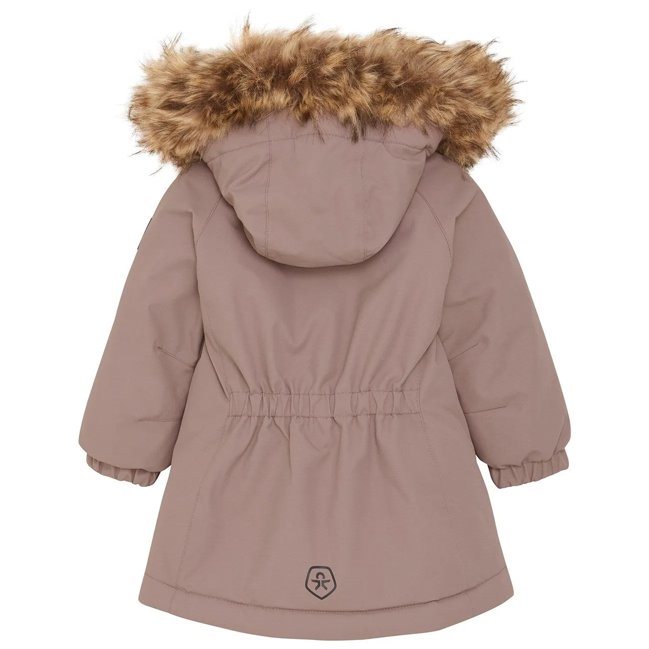 Adjustable Hem System winter season Color Kids Antler Parka w. Fake Fur