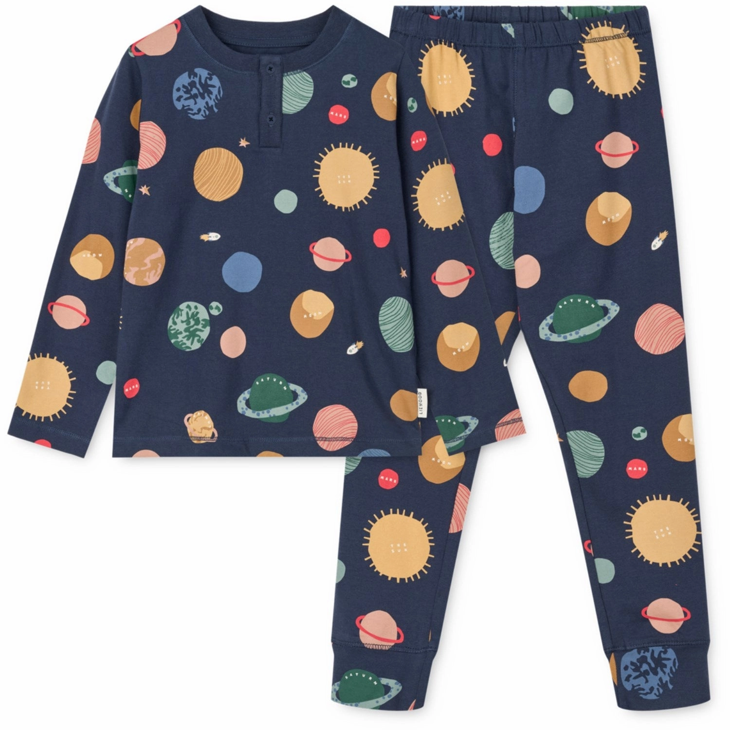 Comfort Layer LIEWOOD Universe / Classic Navy Wilhelm Printed Pyjamas Set