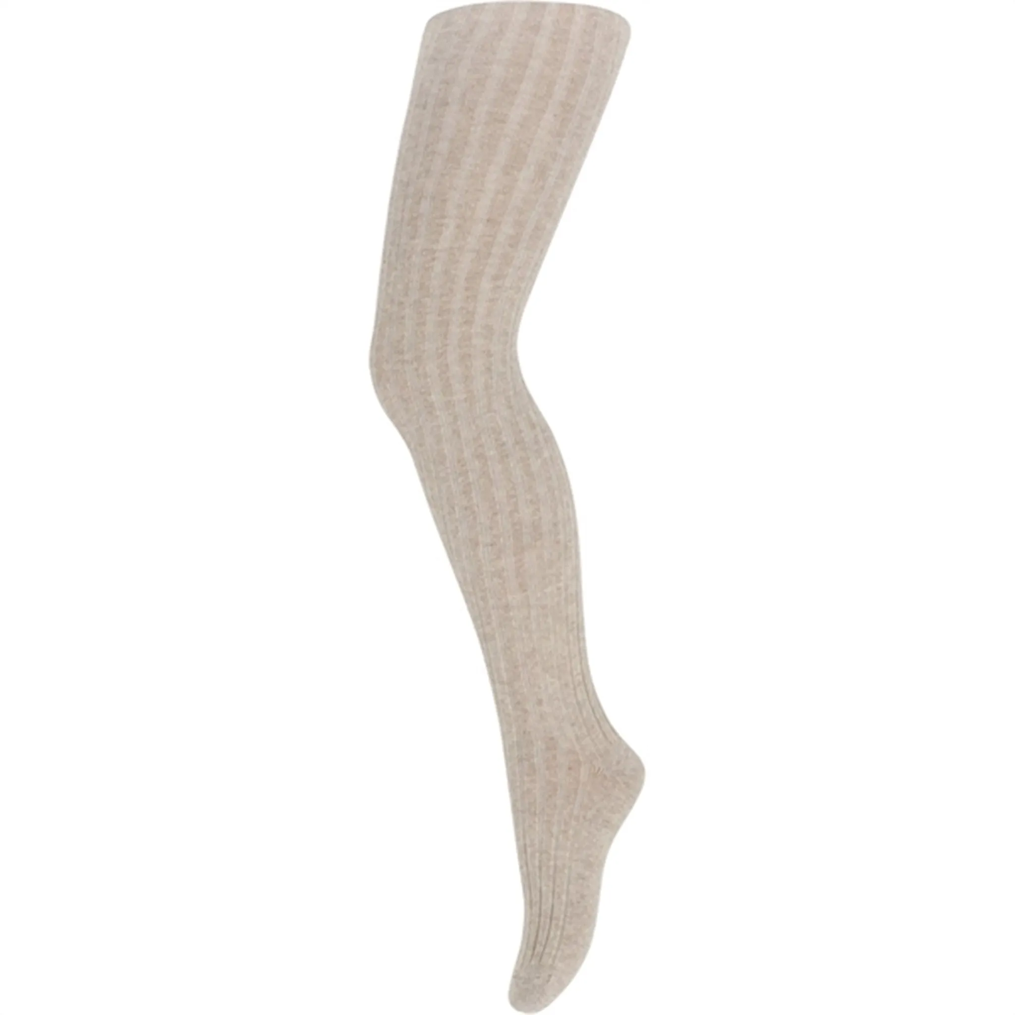 Form Shaping Wear MP 130 Cotton Rib Tights Beige Melange