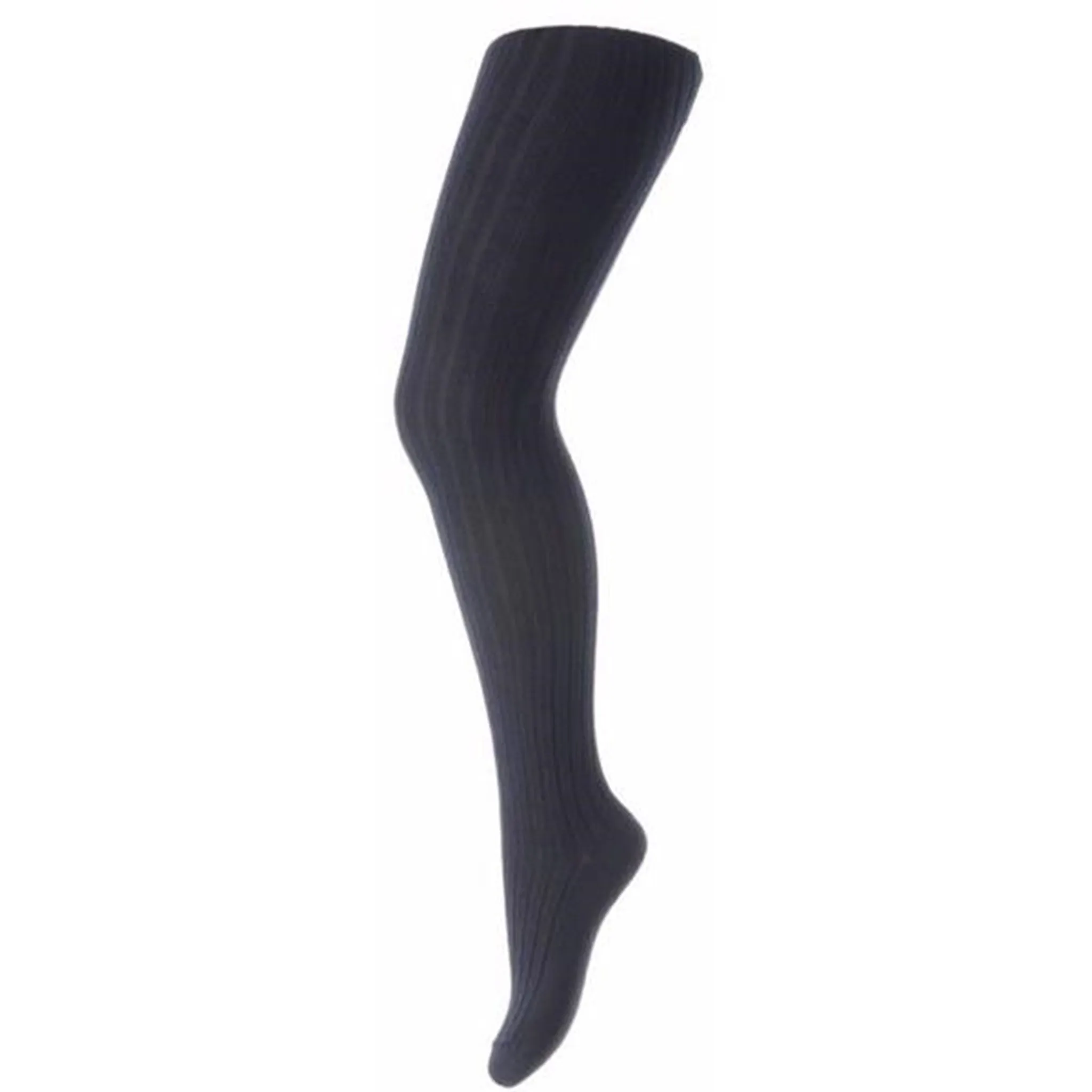 Slimming Effect Party-dress MP Cotton Rib Tights Navy