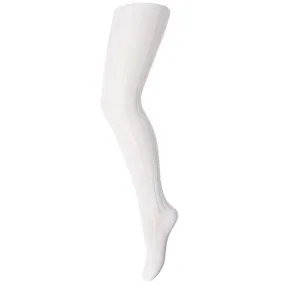 MP Cotton Rib Tights White Compression-effect Functional Wear