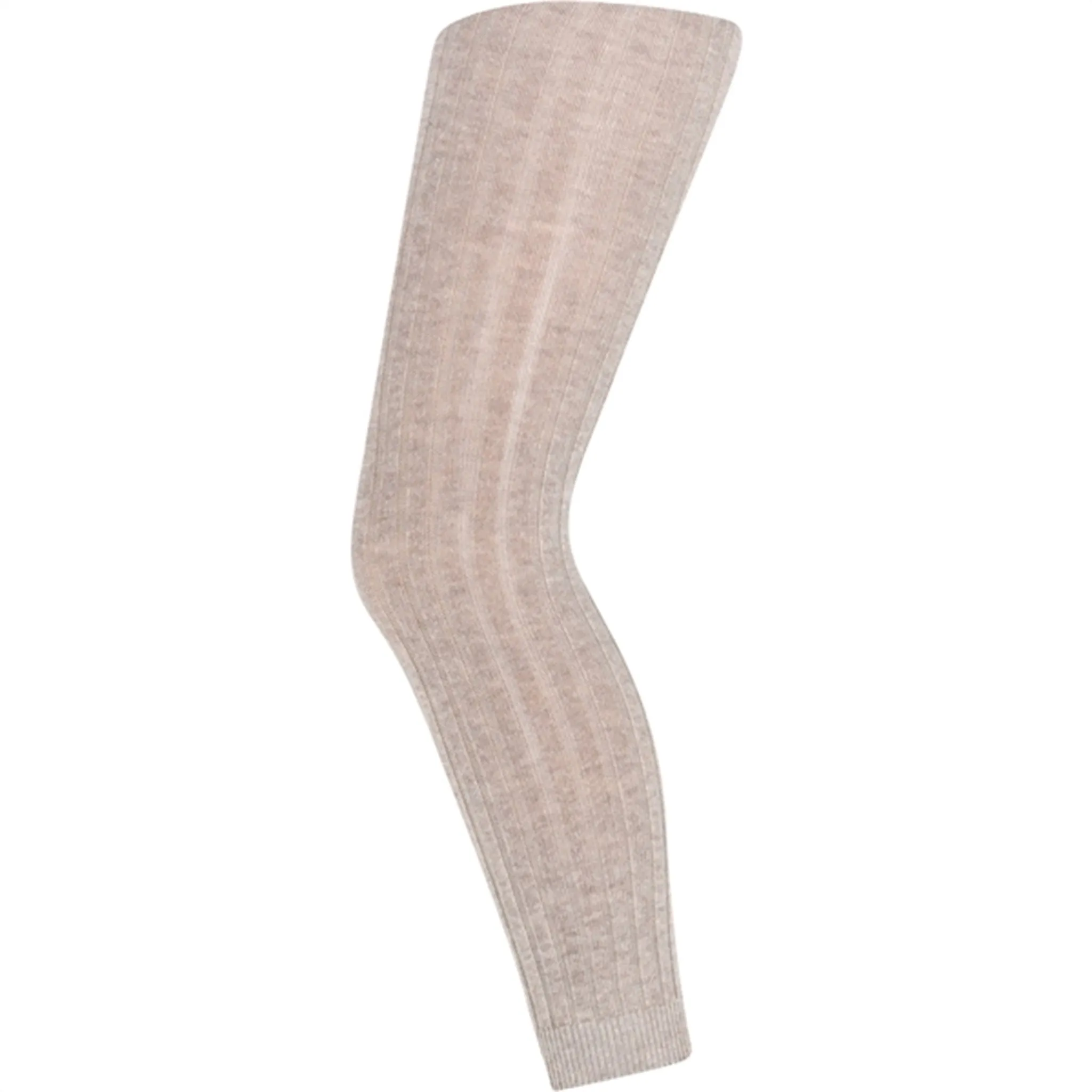 Home environment MP Danmark 230 Cotton Rib Leggings 489 Light Brown Melange