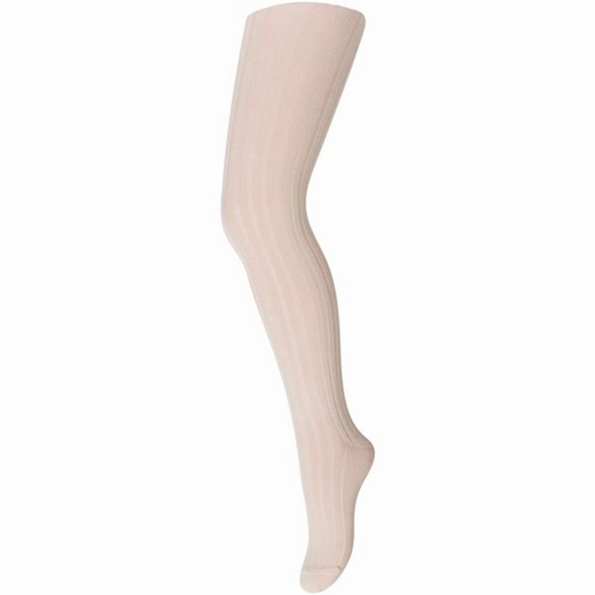 MP Cotton Rose Rib Tights Rose Chic Stretch Straight
