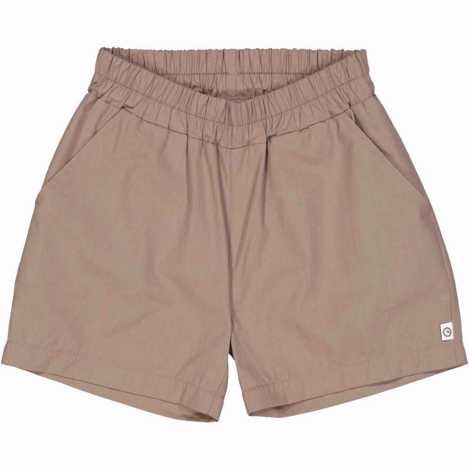 Wrinkle Resistant Finish Muesli Shade Poplin Pocket Shorts