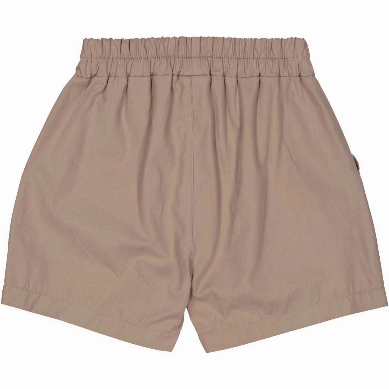 Muesli Shade Poplin Pocket Shorts Laser Cut Edges