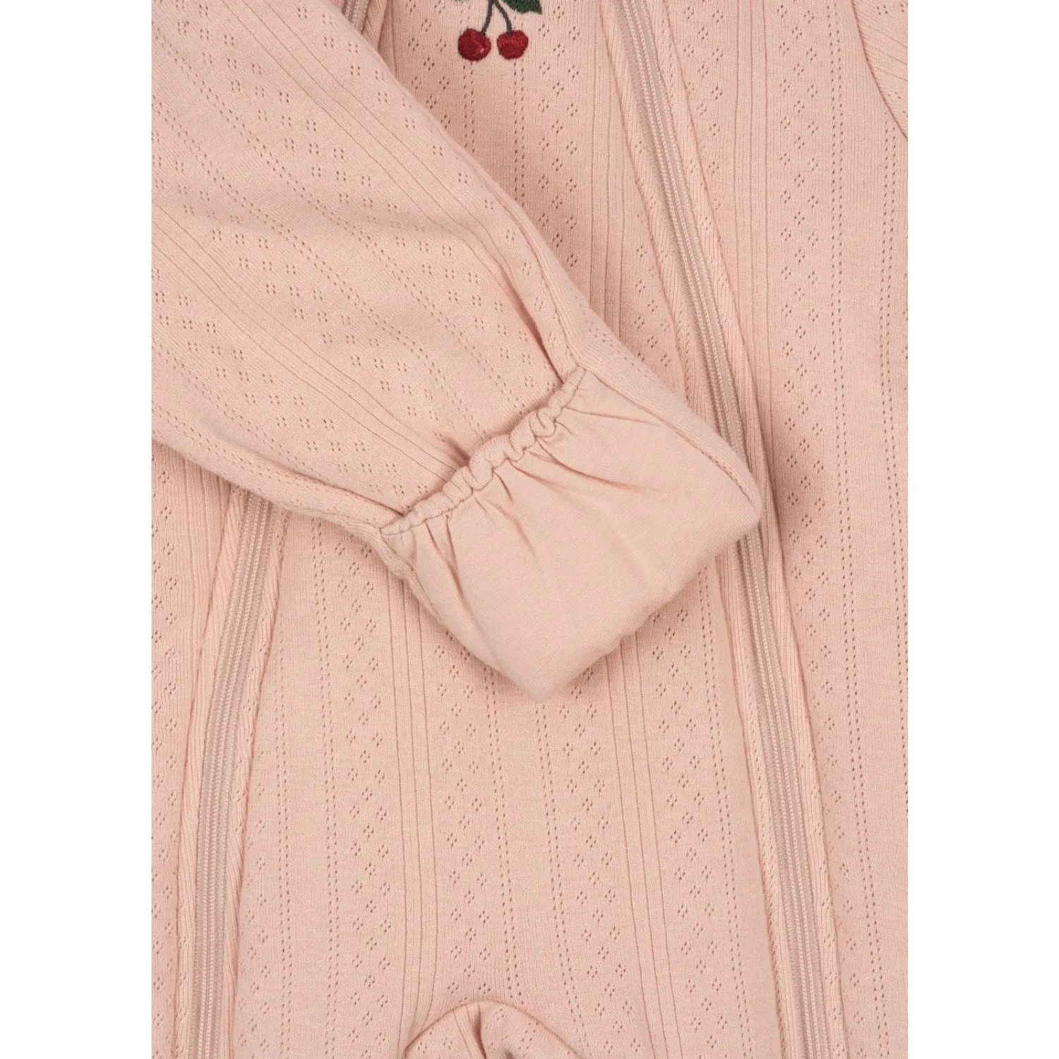 Konges Sl?jd Cameo Rose Minna Padded Onesie Longline-Length Tonal-Stitching