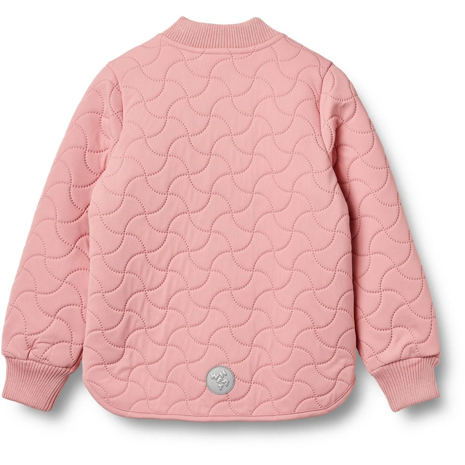 Wheat Rose Thermo Jacket Loui Pleat-Front Wrap-Style