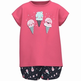 mid-rise Name it Camellia Rose Icecreams Vigea T-Shirt Set