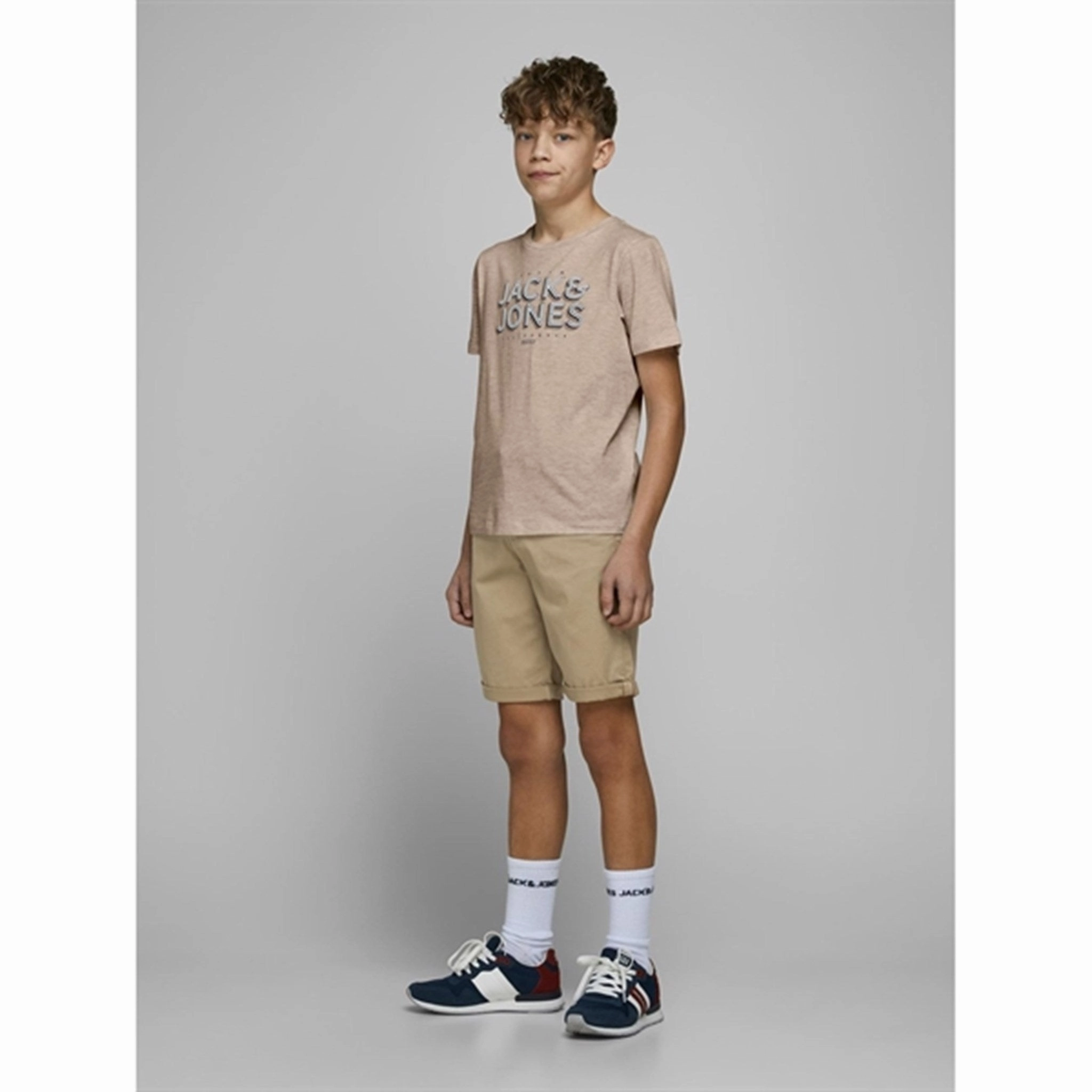 Jack & Jones Junior Oxford Tan Bowie Solid Shorts Sporty Chic