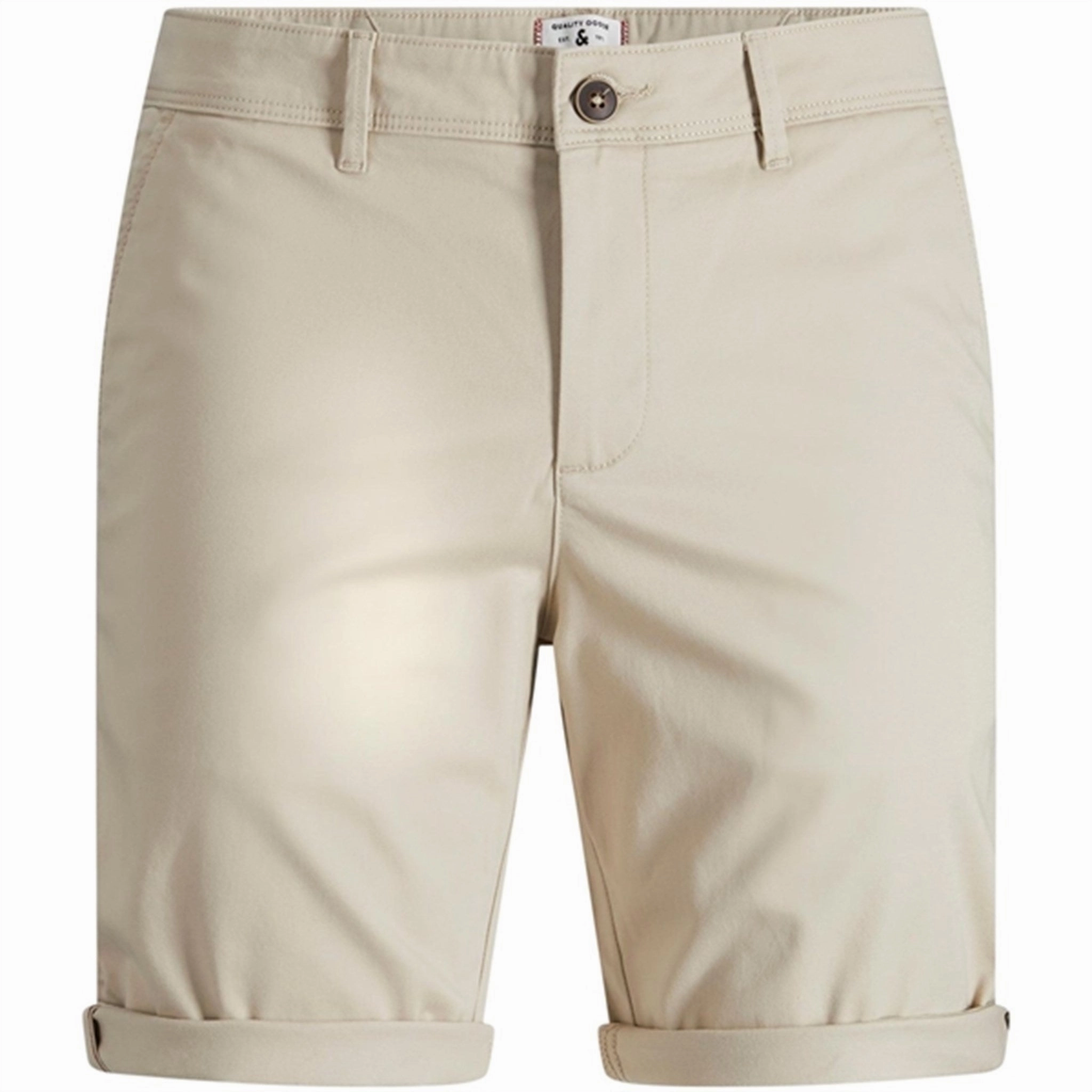 Jack & Jones Junior Oxford Tan Bowie Solid Shorts Quick Absorption Quick Drying Fabric