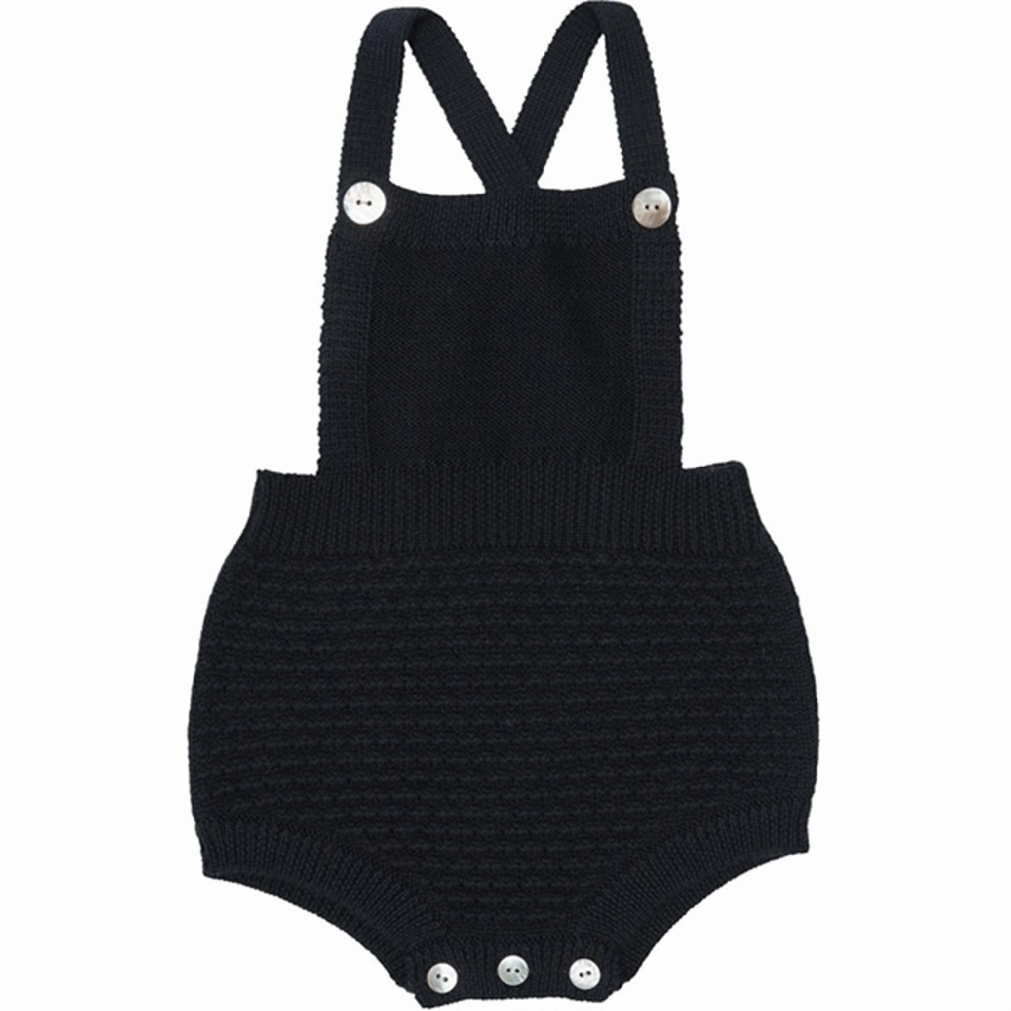 Contoured Cuff Design FUB Baby Shorts Dark Navy