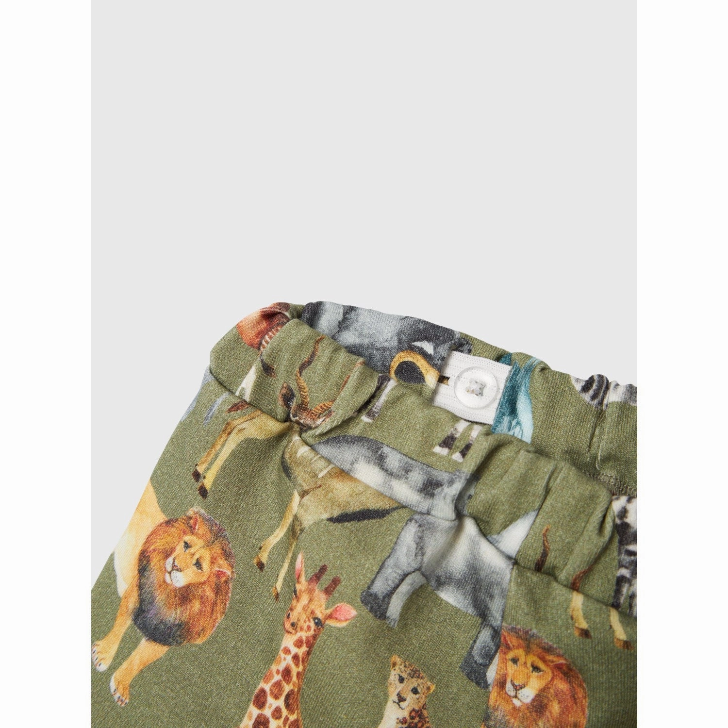 Name It Oil Green Jasen Shorts mesh ventilation