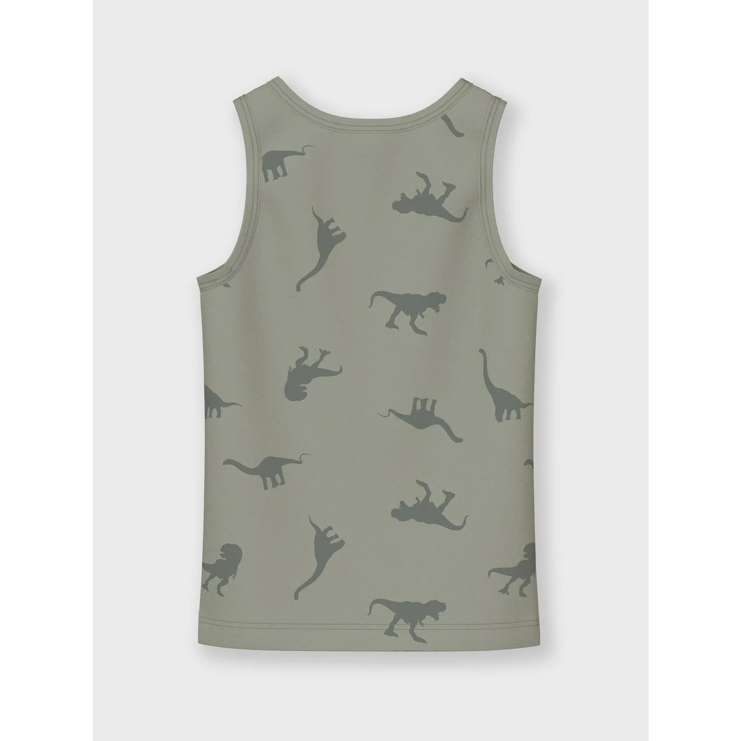 Name It Agave Green Tank Top 2-pack Agave Green Dino Noos Elegant Look