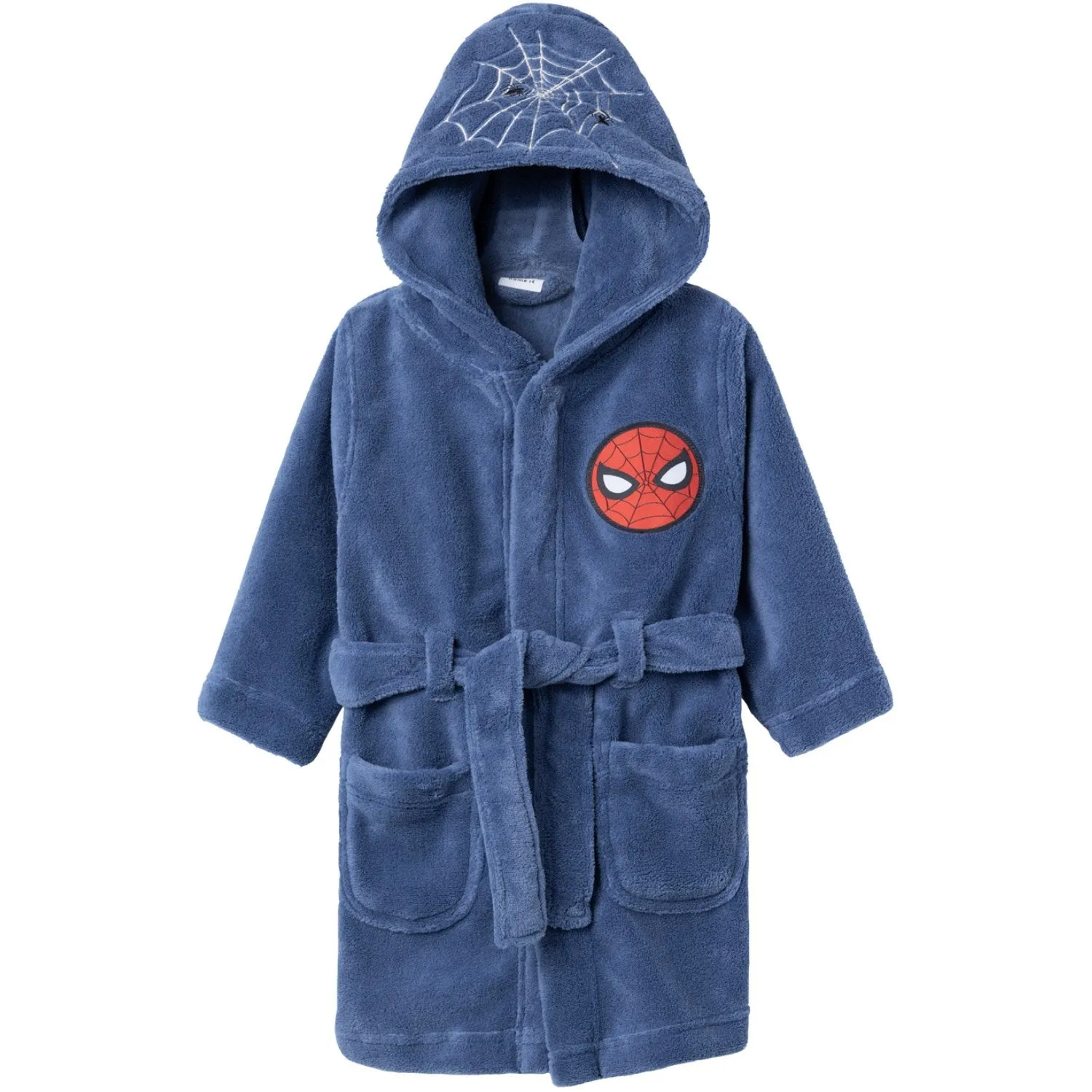 Name it Bijou Blue Osel Spiderman Bathrobe Soft Outfit