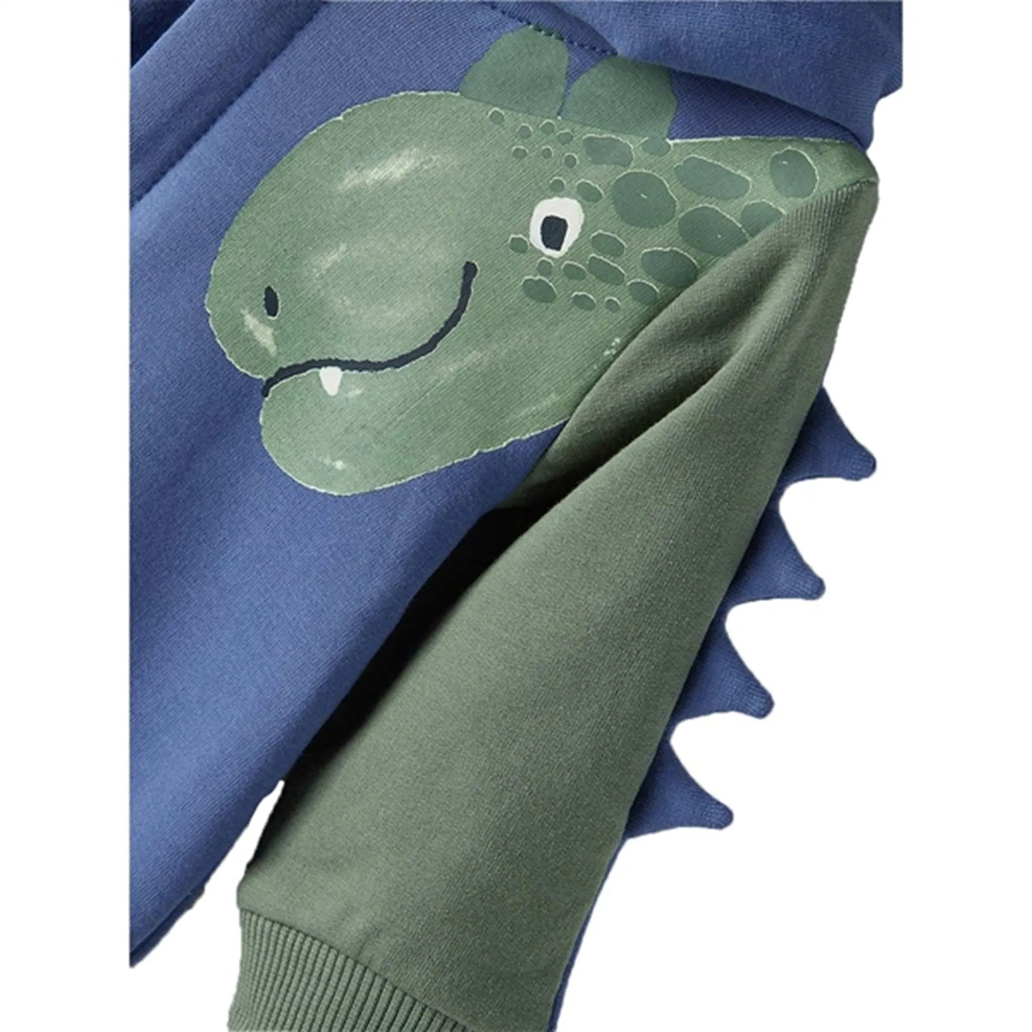 Name it Bijou Blue Tas Dinosaur Sweat Jumpsuit Hip-Length