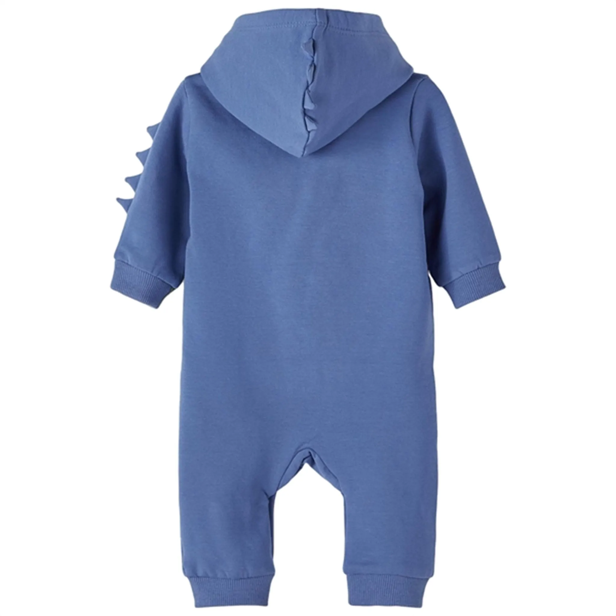 Name it Bijou Blue Tas Dinosaur Sweat Jumpsuit Lace-Trim Beadwork