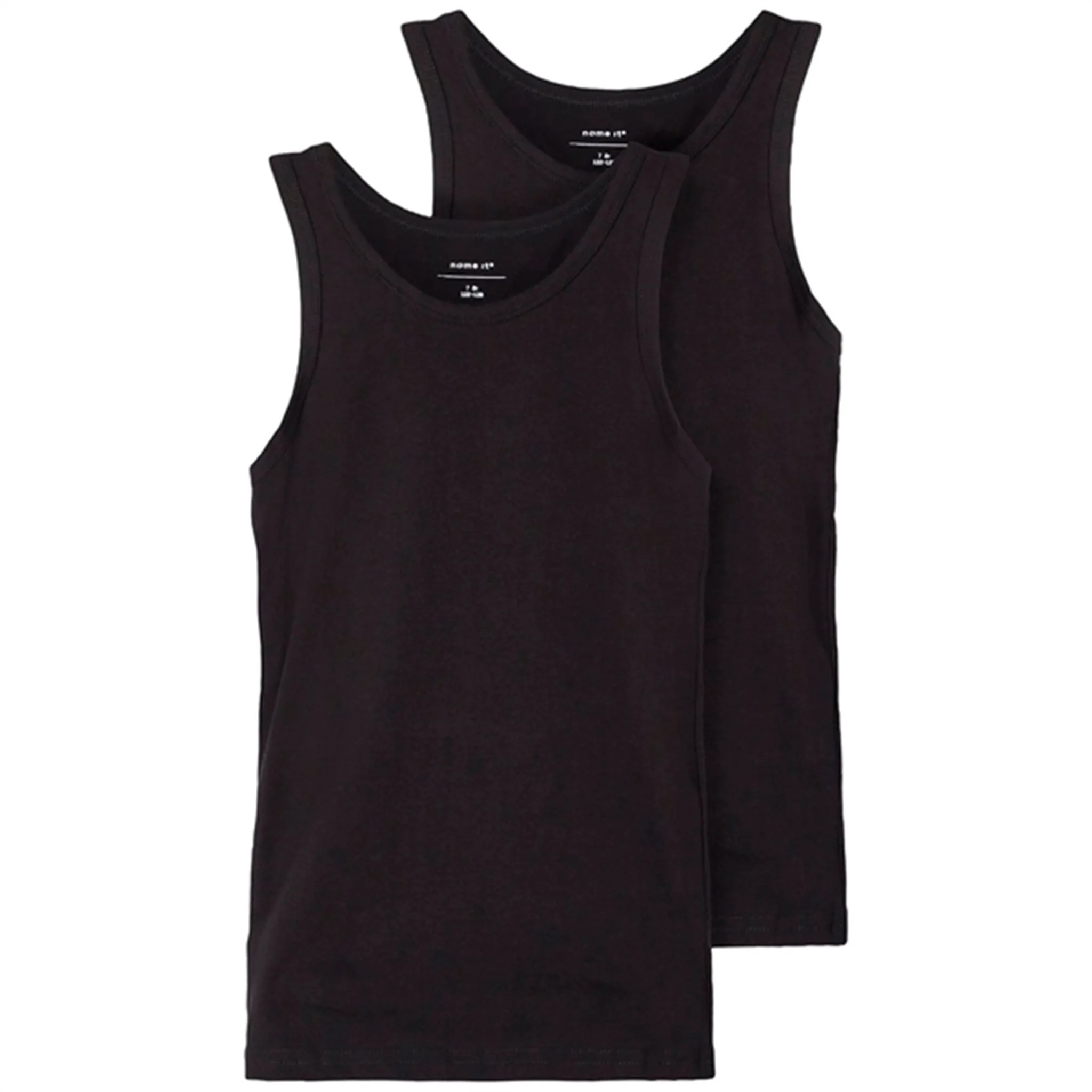 Tagless Neckline Name it Black 2-Pack Tank Top Noos