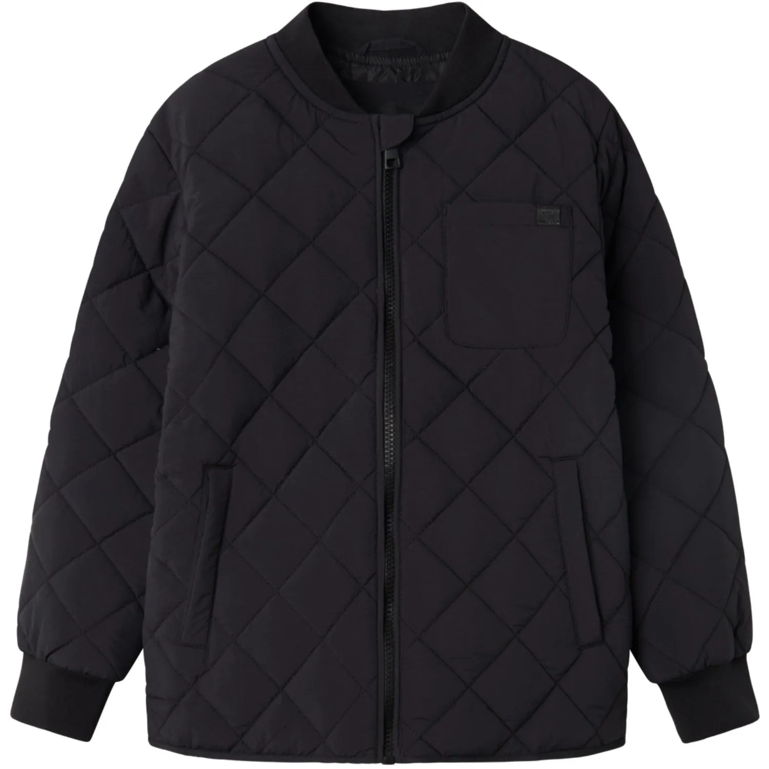 Front-Pocket Name It Black Marlin Quilt Jacket Tb