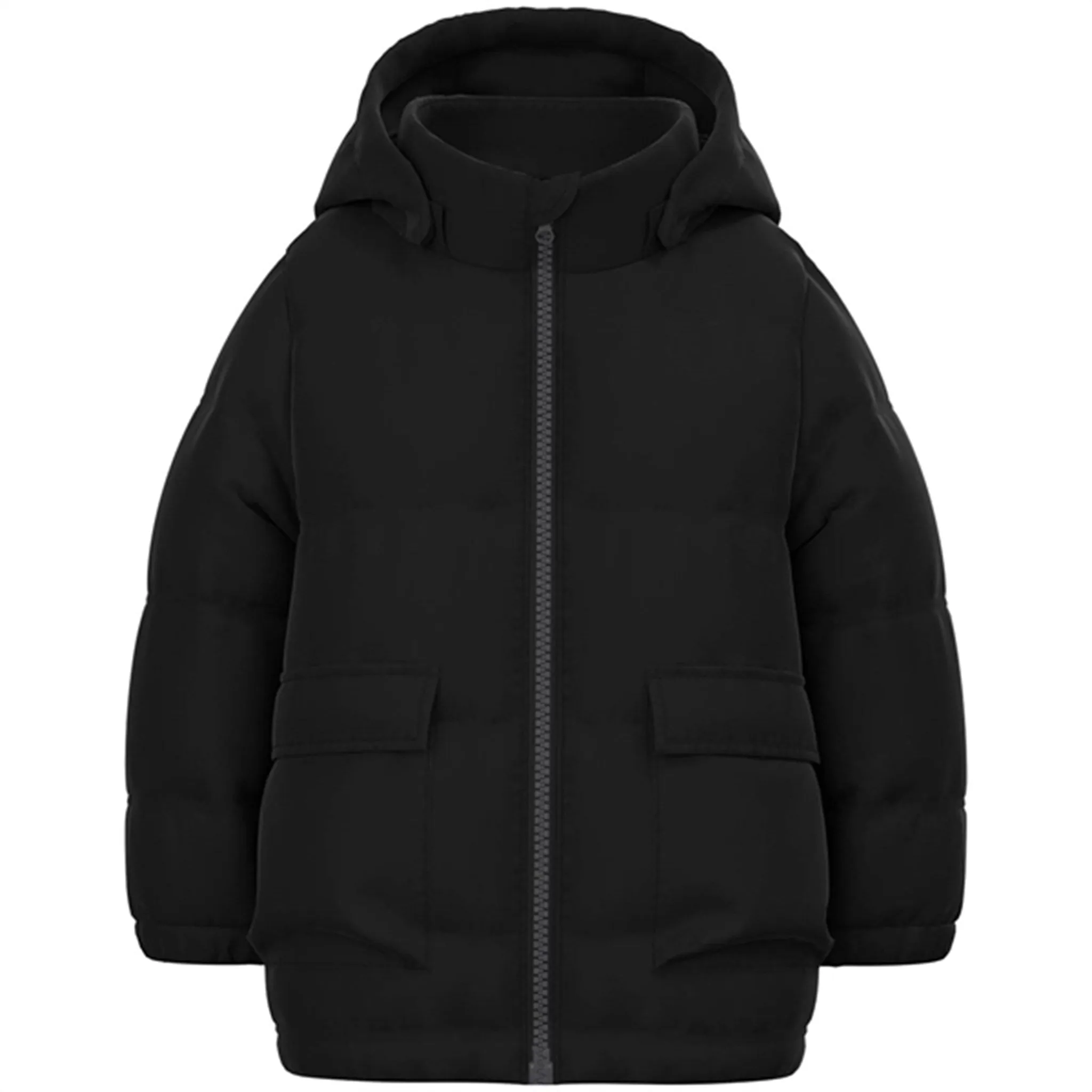 Name it Black Mellow Puffer Jacket Clasp-Closure