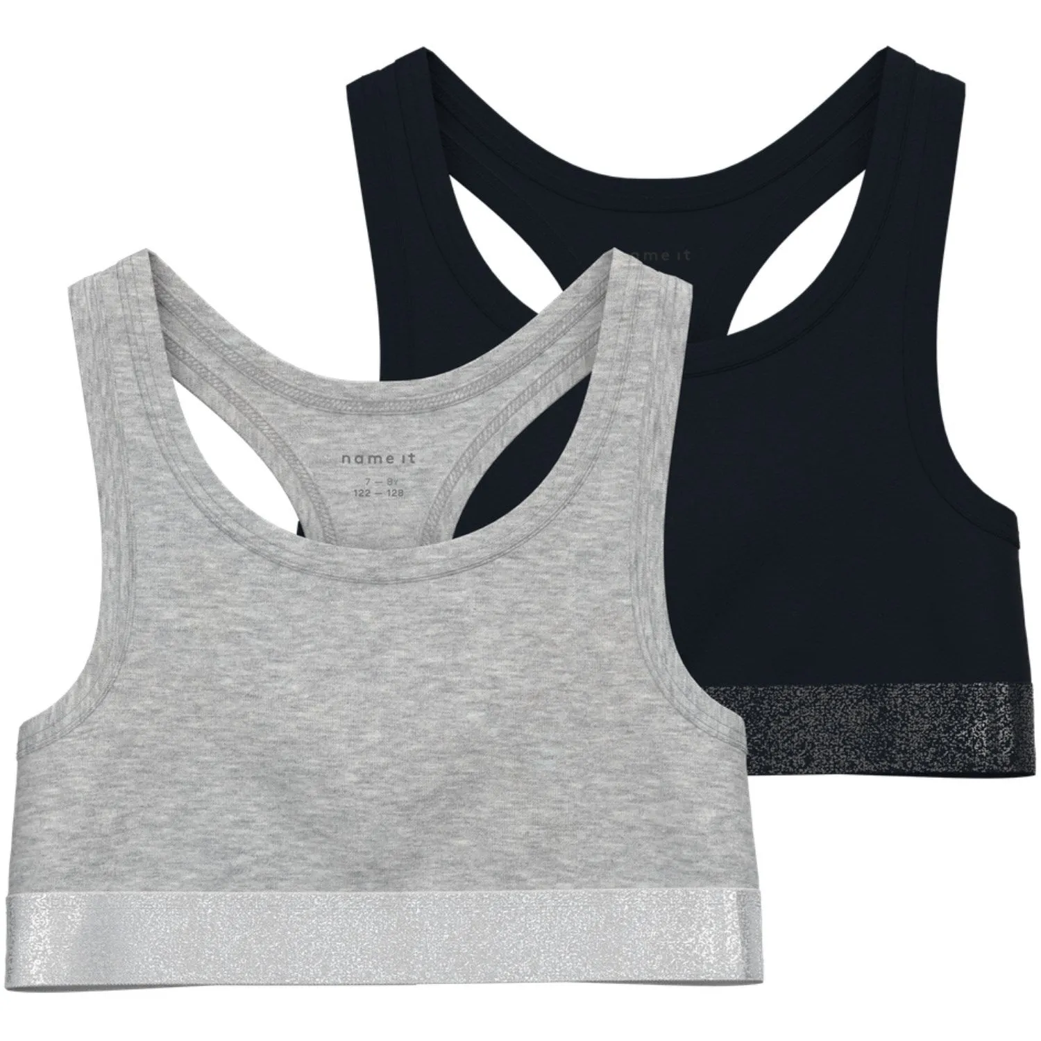 Breathable Name It Black Nkfshort Top 2P Noos