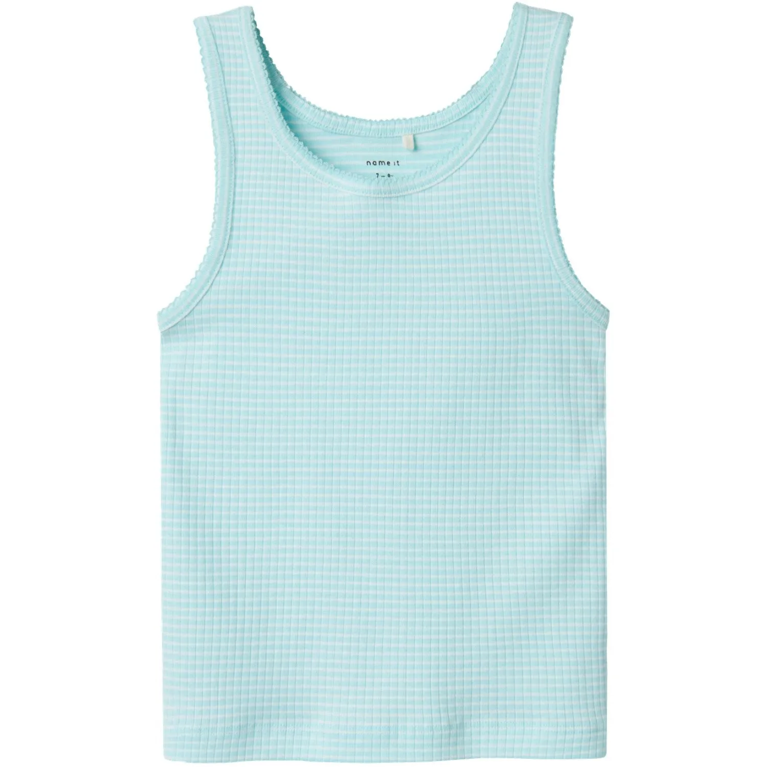rectangular popular in hot regions Name It Blue Light Fikatie Short Tank Top