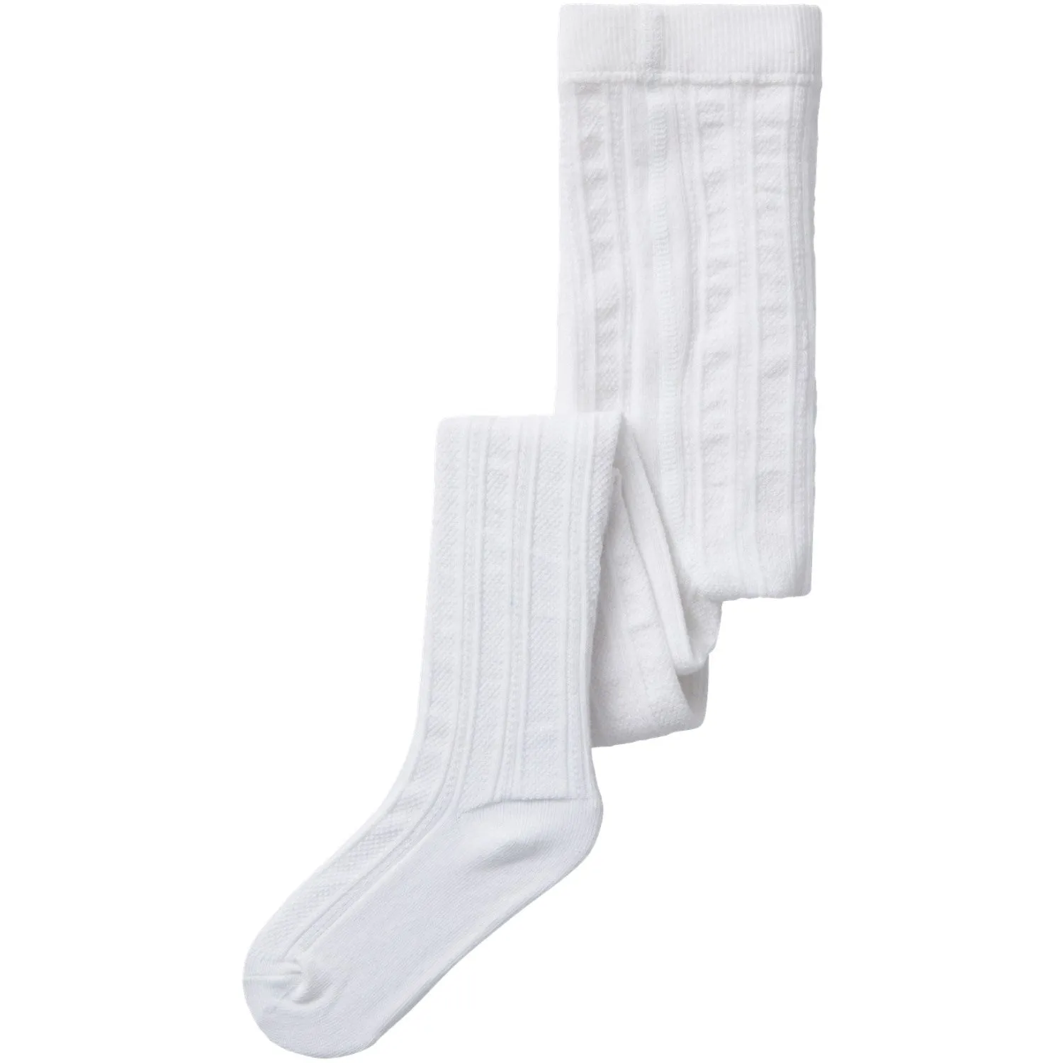 Name It Bright White Rose Tights wind-resistant Unisex