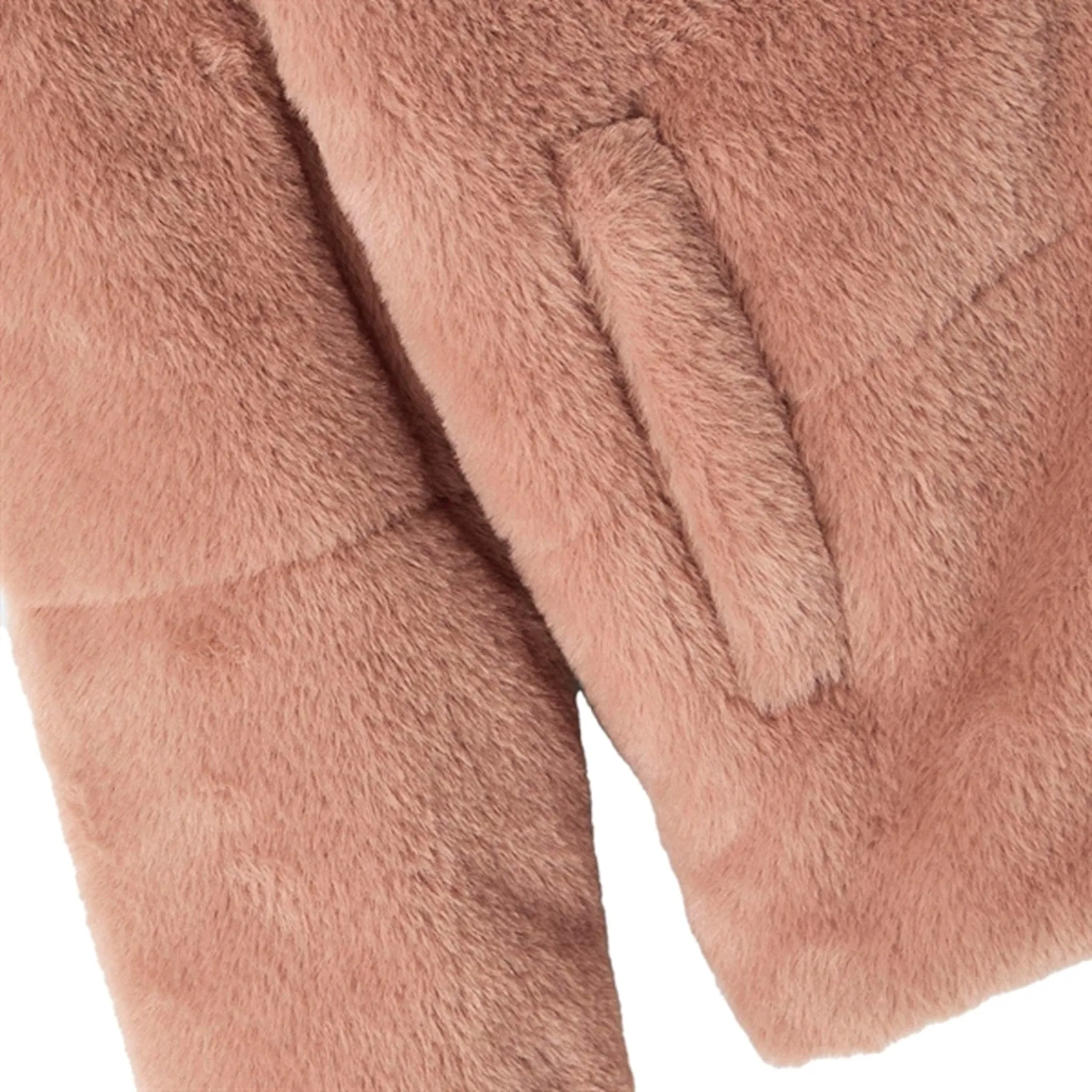 Breathable Lining Winter Outfit Name it Brownie Mosa Fake Fur Jacket