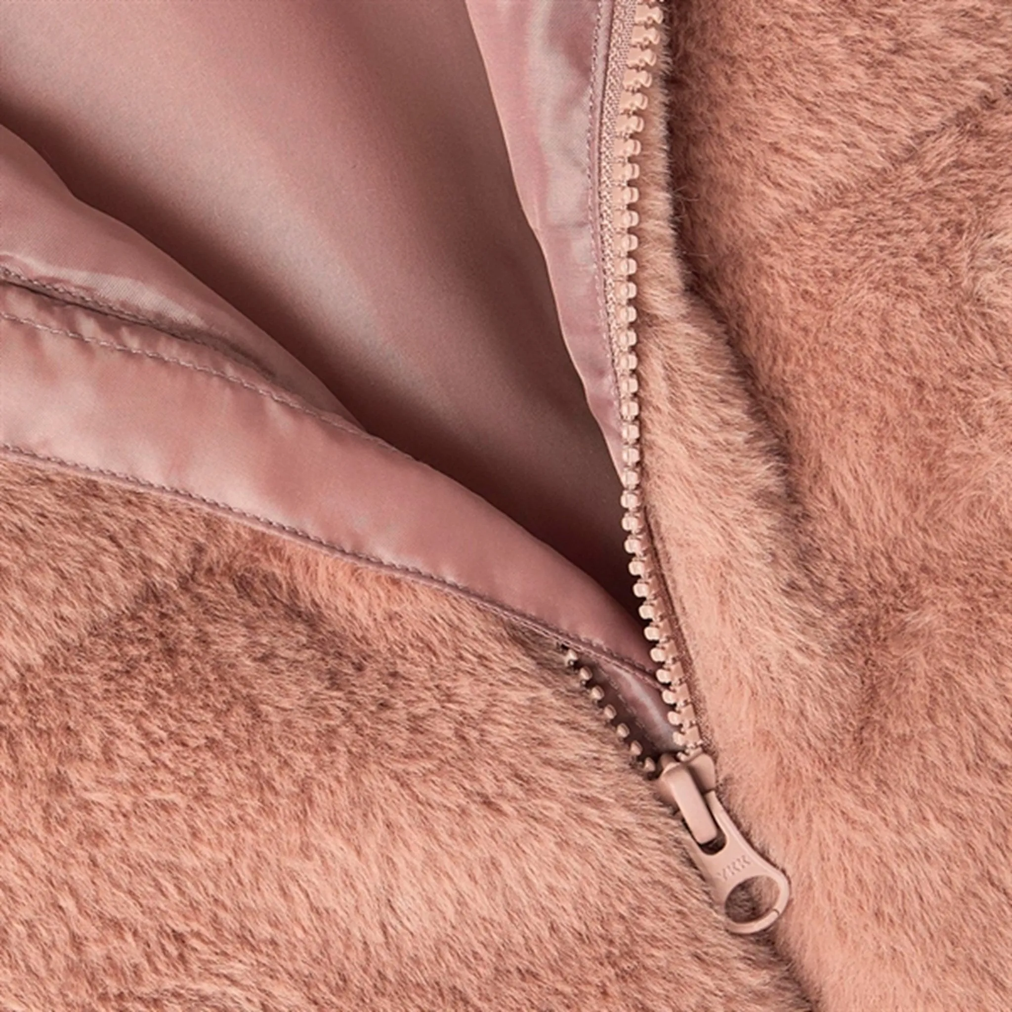 Style Boost Name it Brownie Mosa Fake Fur Jacket