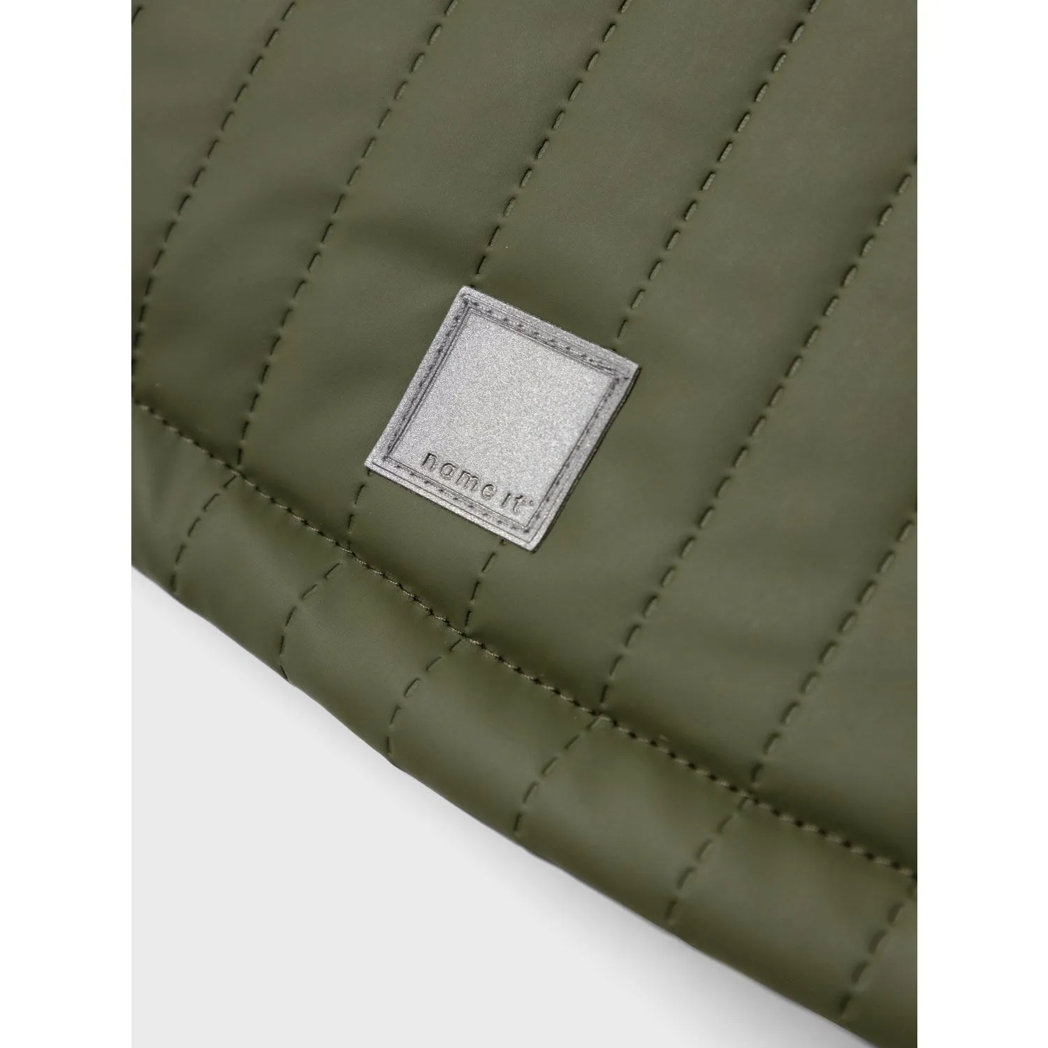 Timeless-Classic Feminine collar shirt Name It Climbing Ivy Mud Rub Quilted Set Solid Fo