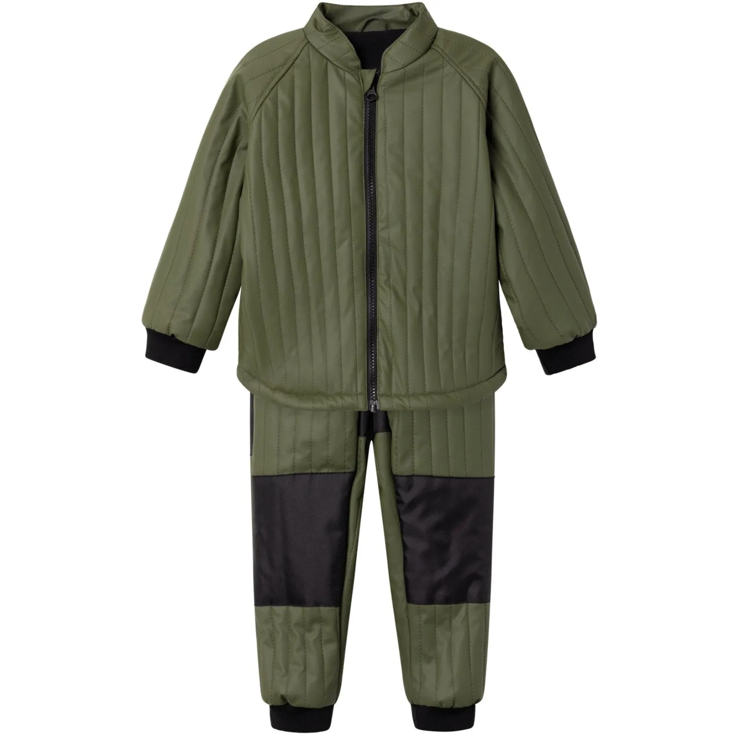 Name It Climbing Ivy Mud Rub Quilted Set Solid Fo Dolman-Sleeve