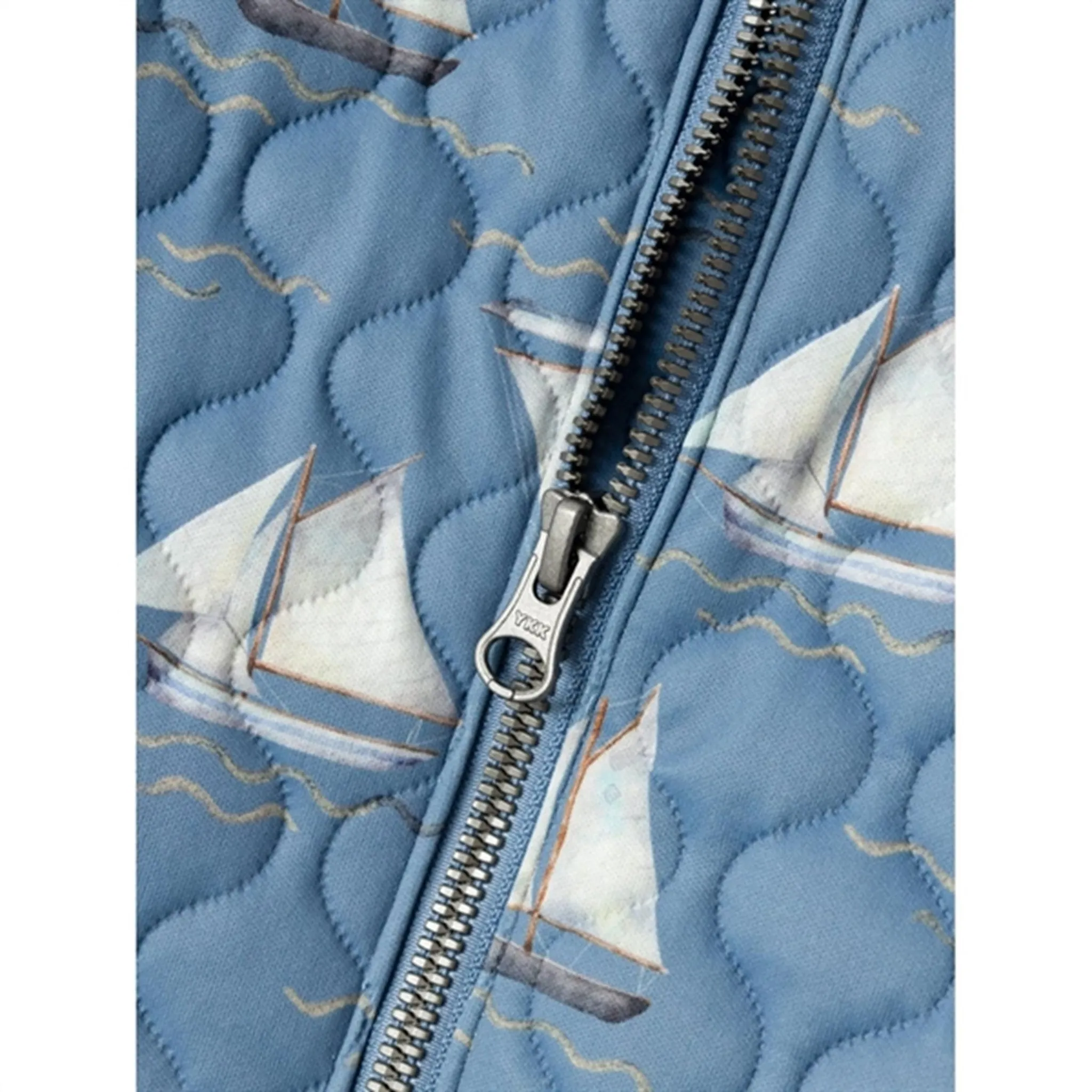 Effortless Street Style Fair-Trade Name it Coronet Blue Moon Quilted Set Boats