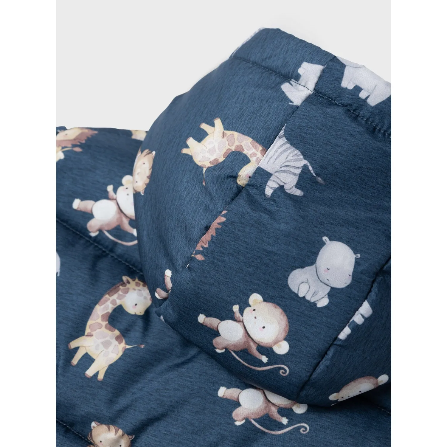 Printed-Fabric Name It Dark Denim May Suit AOP