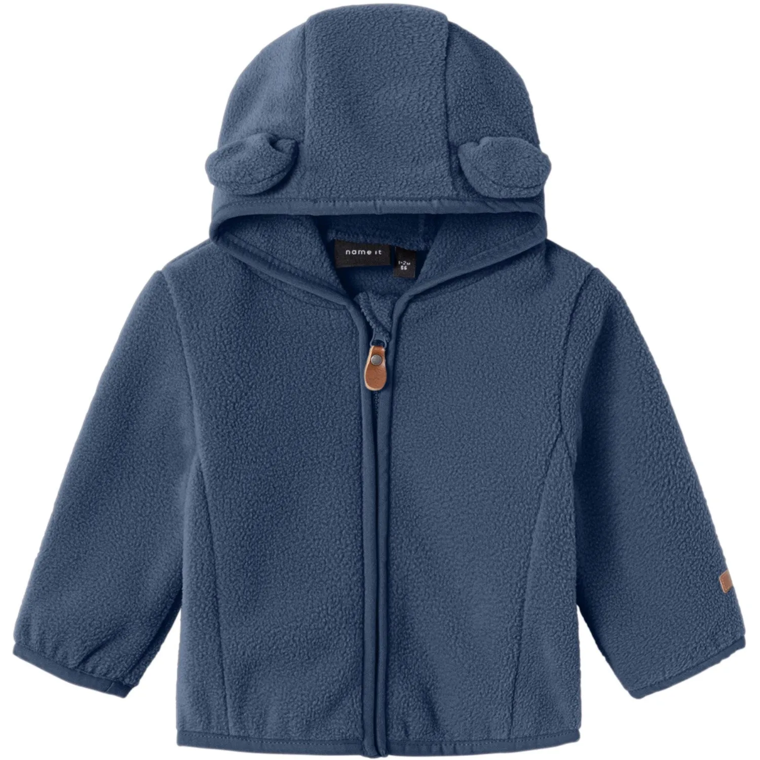 Name It Dark Denim Meeko Fleece Jacket Comfort Fit