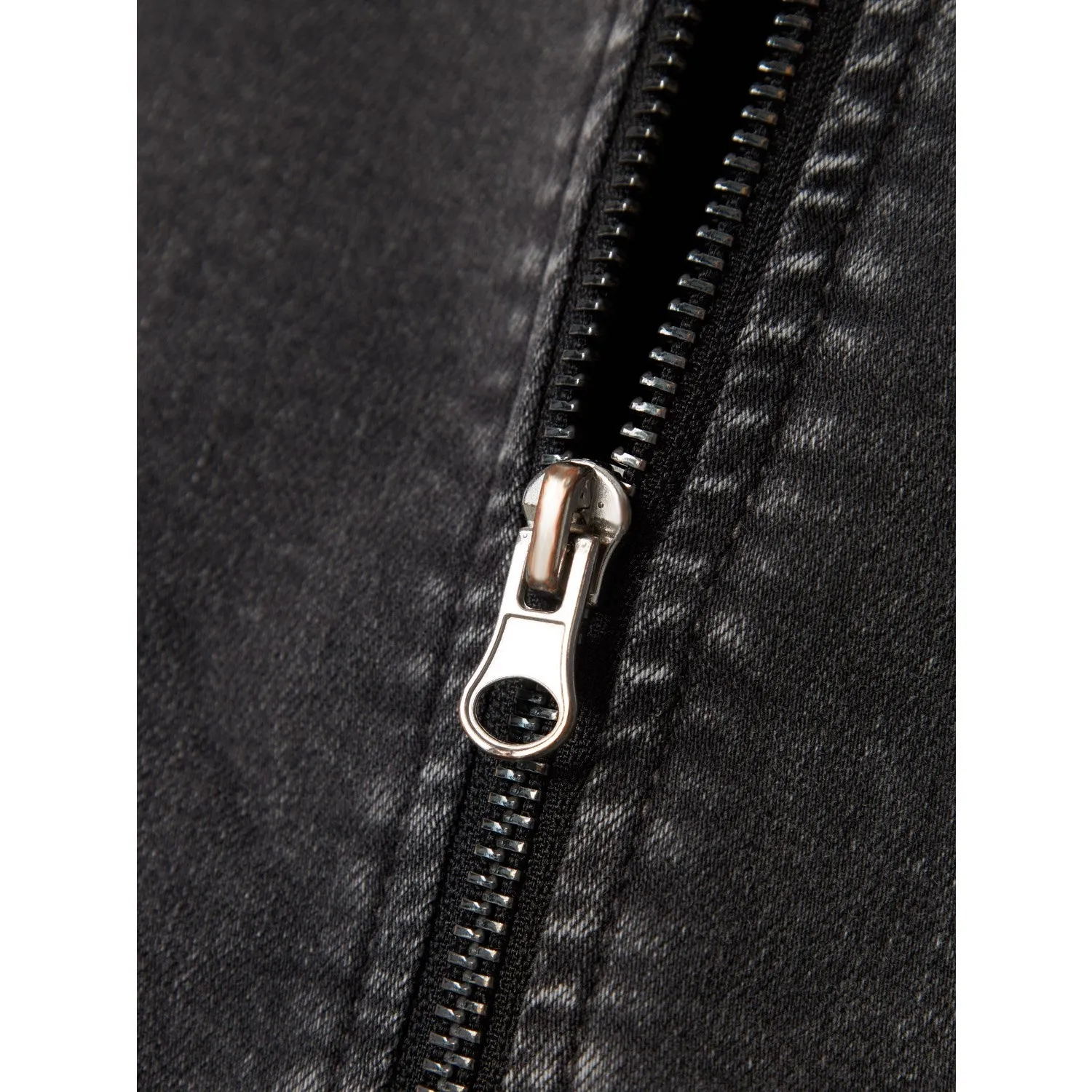 Travel-Ready Gear Name It Dark Grey Denim Luna Denim Bomber Jacket