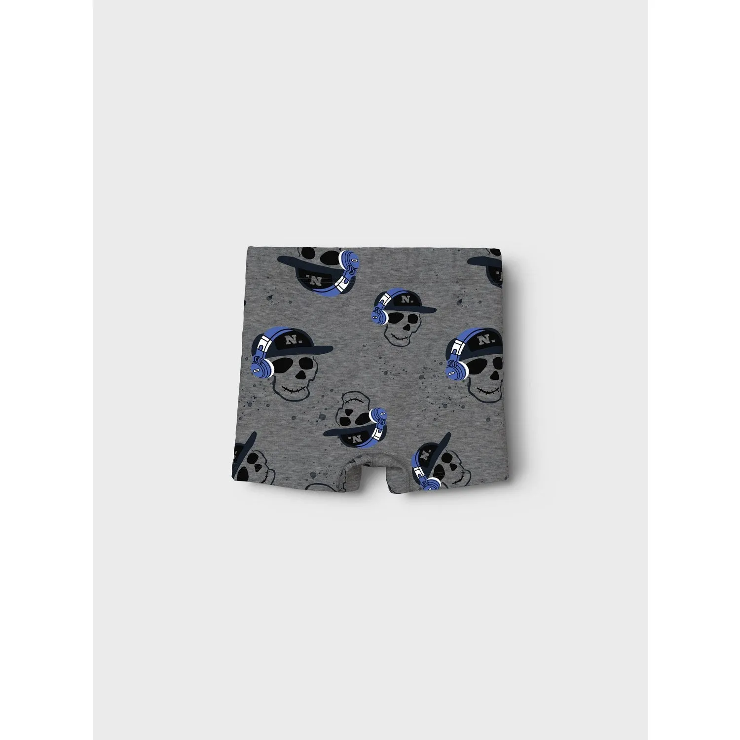 Streamlined Fit Invisible Layer Name It Dark Grey Melange Nmmtights 3P Dark Grey Mel Skull Noos