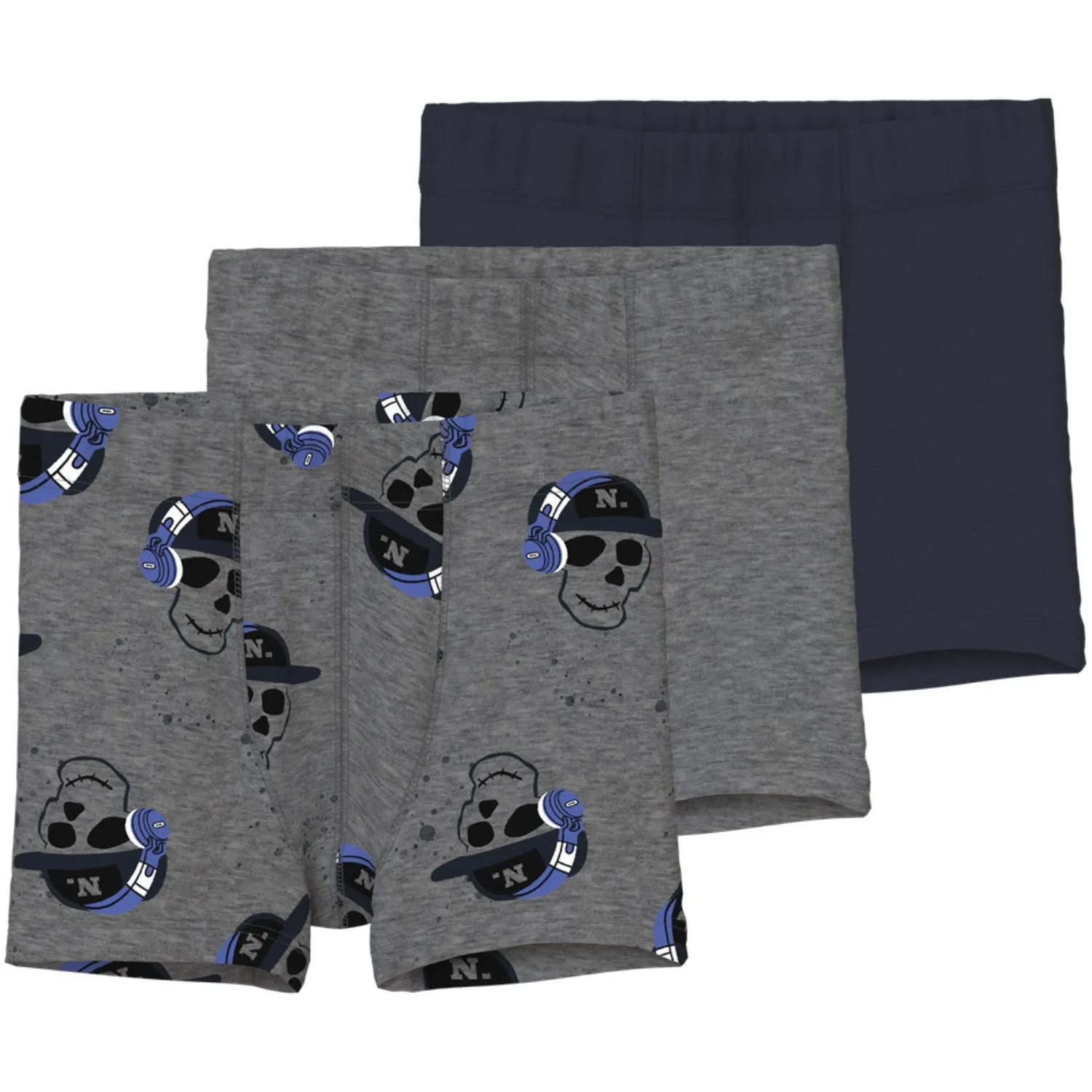 Name It Dark Grey Melange Nmmtights 3P Dark Grey Mel Skull Noos Budget Friendly Functional Essential