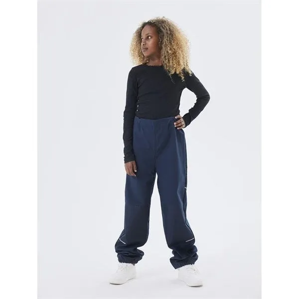 Low-rise style Durable Fabric Name it Dark Sapphire Alfa Pants Solid Noos