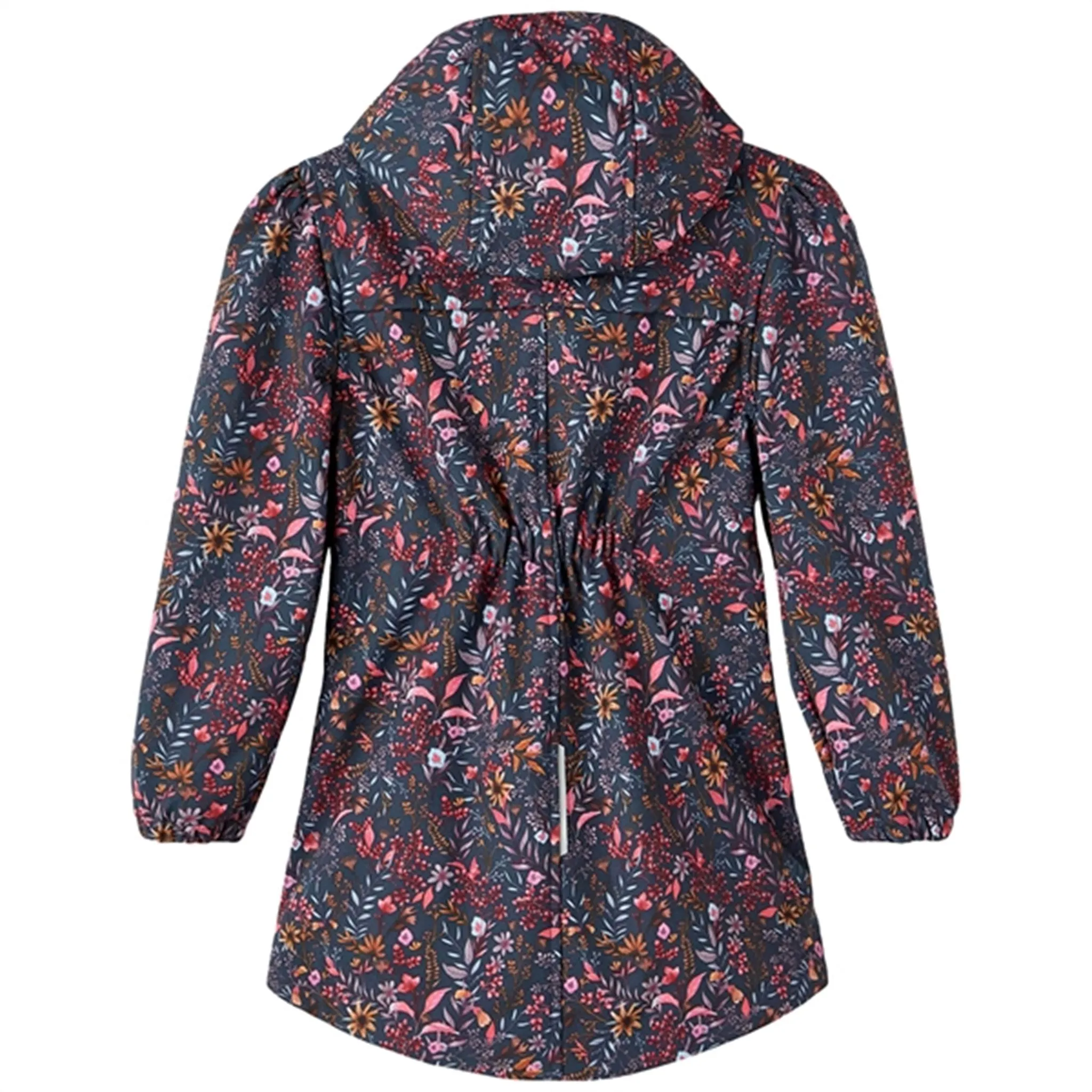 Name it Dark Sapphire Alfa Softshell Jacket Flower Branches Impact Absorbing Padding