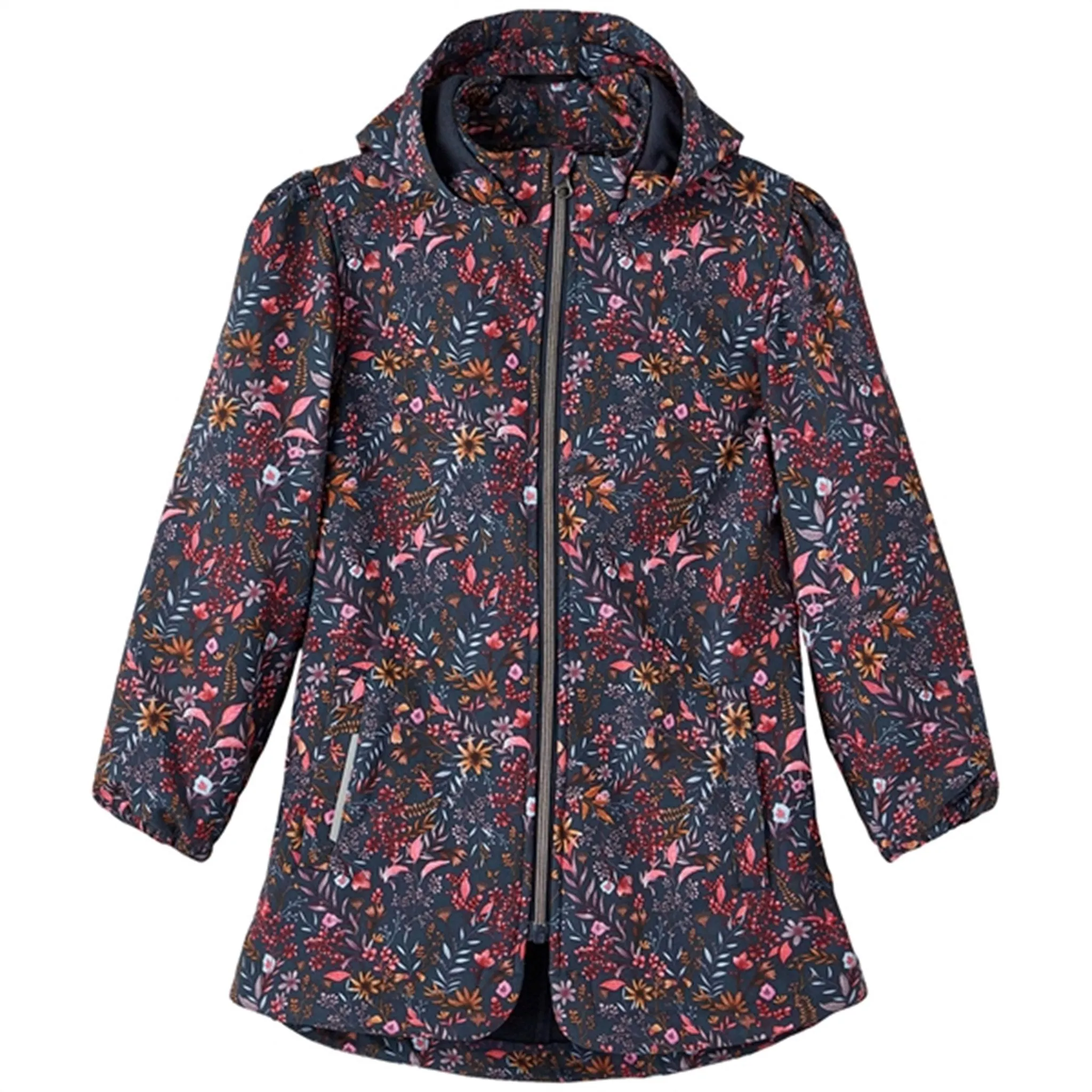 Empower Abrasion Resistant Material Name it Dark Sapphire Alfa Softshell Jacket Flower Branches