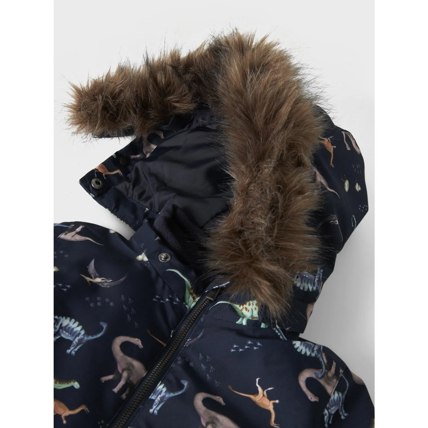 Cotton-Blend Name It Dark Sapphire Dino Earth Nmmsnow10 Suit Aop Fo Noos